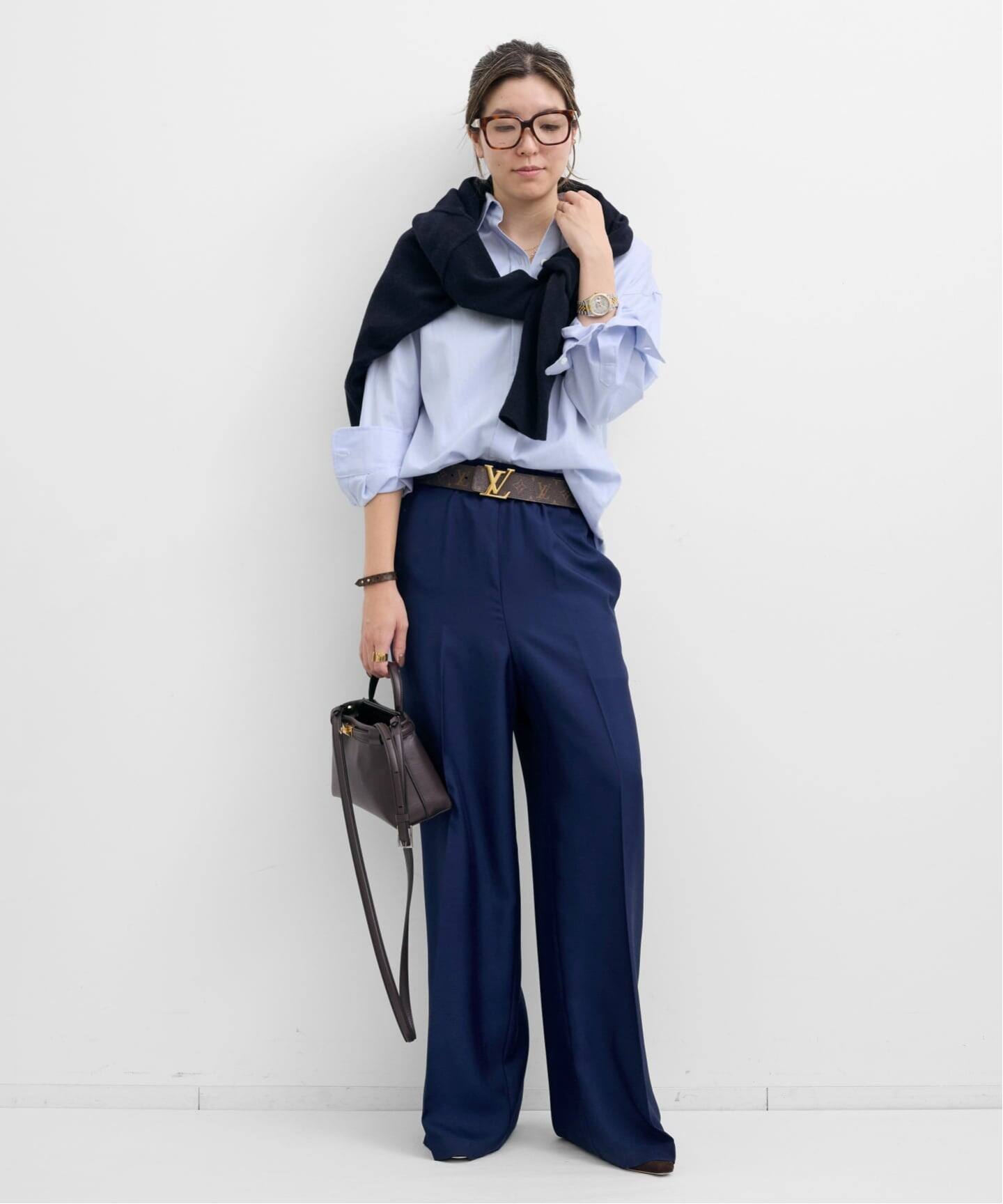 RASPAIL/ラスパイユ】REGULAR COLLAR SHIRT（シャツ／ブラウス）｜L 
