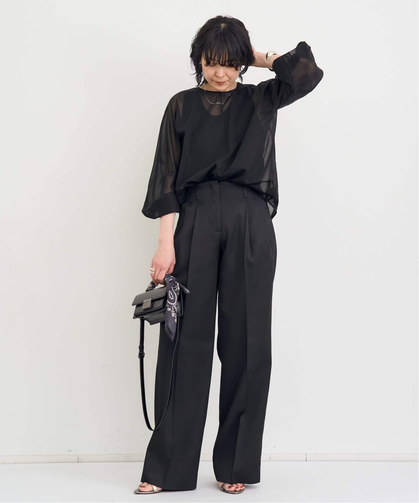 L'Appartement Col Pierrotコル ピエロ2Wayシャツ filt-yshopping_lsha74468