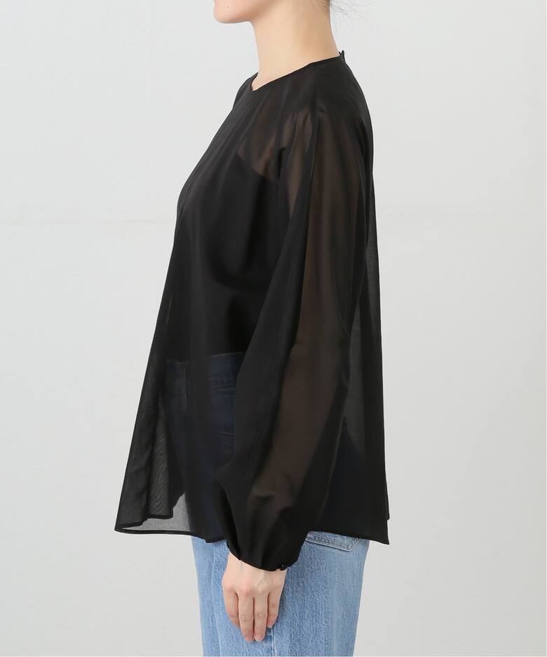 COL PIERROT/コル ピエロ】 COTTON SHEER BLOUSE（シャツ／ブラウス 