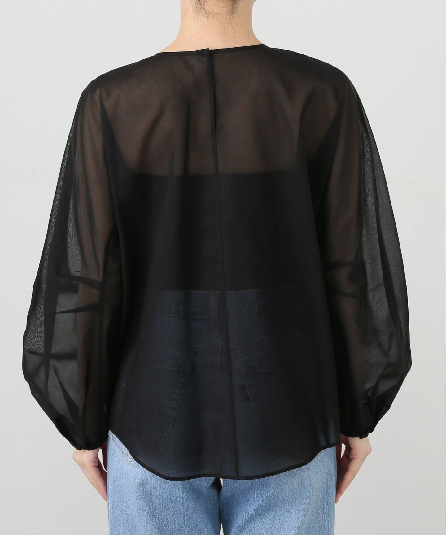 COL PIERROT/コル ピエロ】 COTTON SHEER BLOUSE（シャツ／ブラウス 