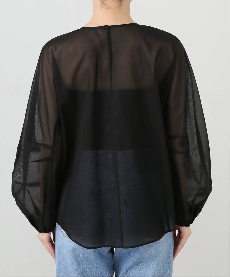 COL PIERROT/コル ピエロ】 COTTON SHEER BLOUSE（シャツ／ブラウス 