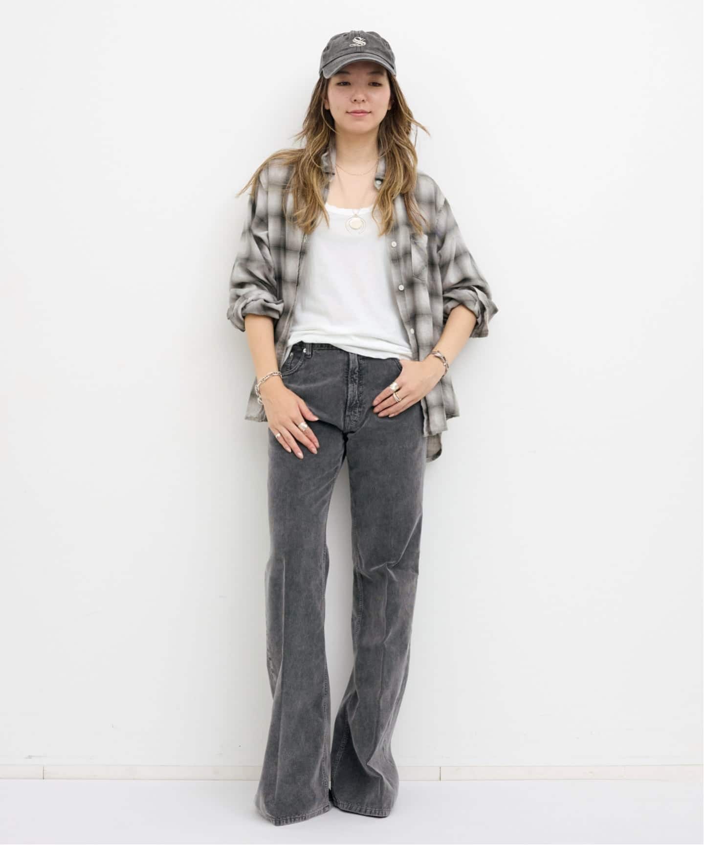 予約》*【REMI RELIEF/レミ レリーフ】 OMBRE CHECK SHIRT（シャツ