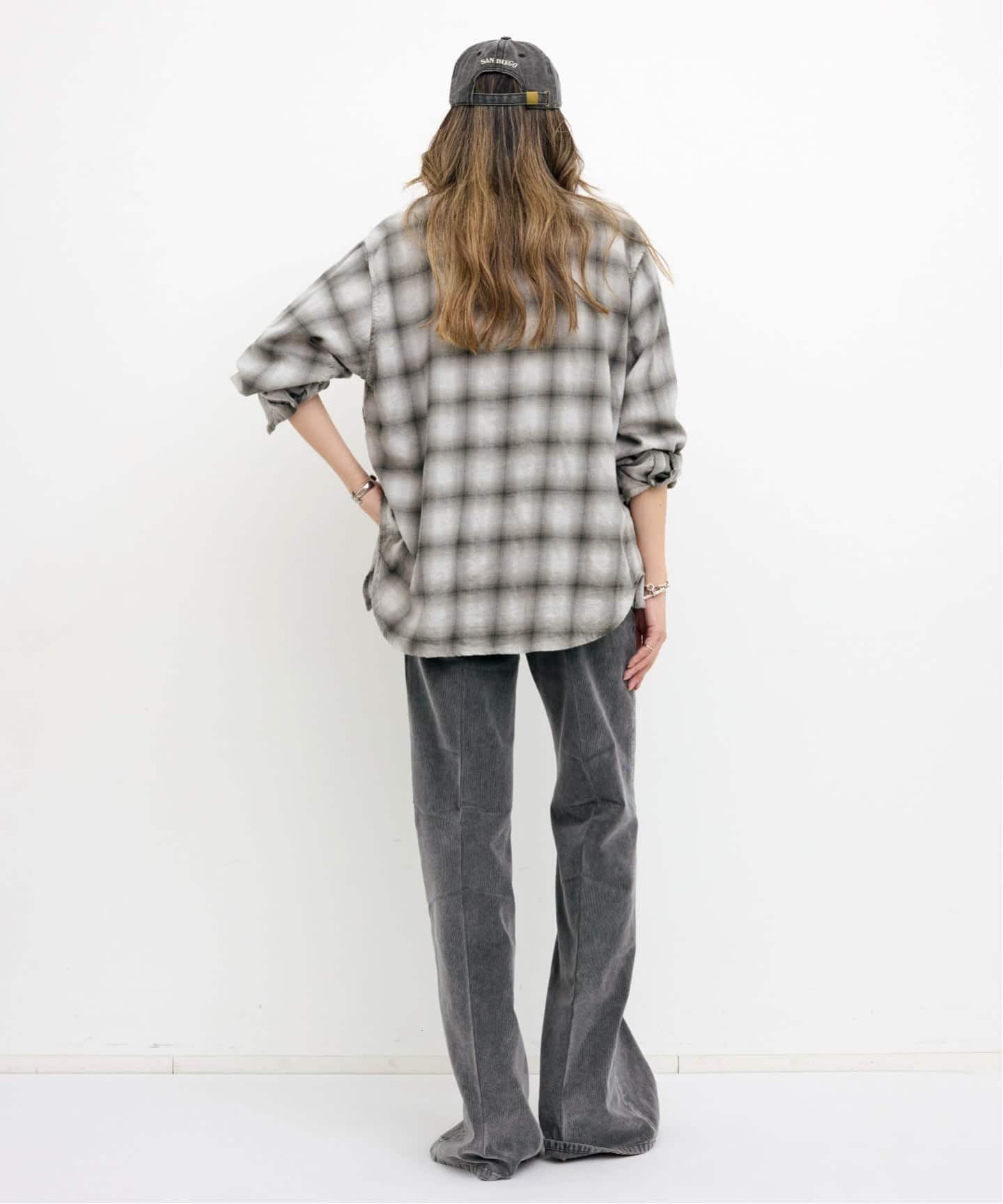 予約》*【REMI RELIEF/レミ レリーフ】 OMBRE CHECK SHIRT（シャツ