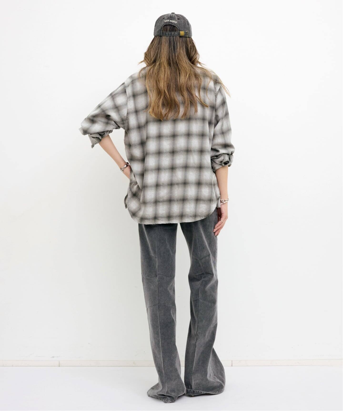REMI RELIEF/レミ レリーフ】 OMBRE CHECK SHIRT（シャツ／ブラウス 