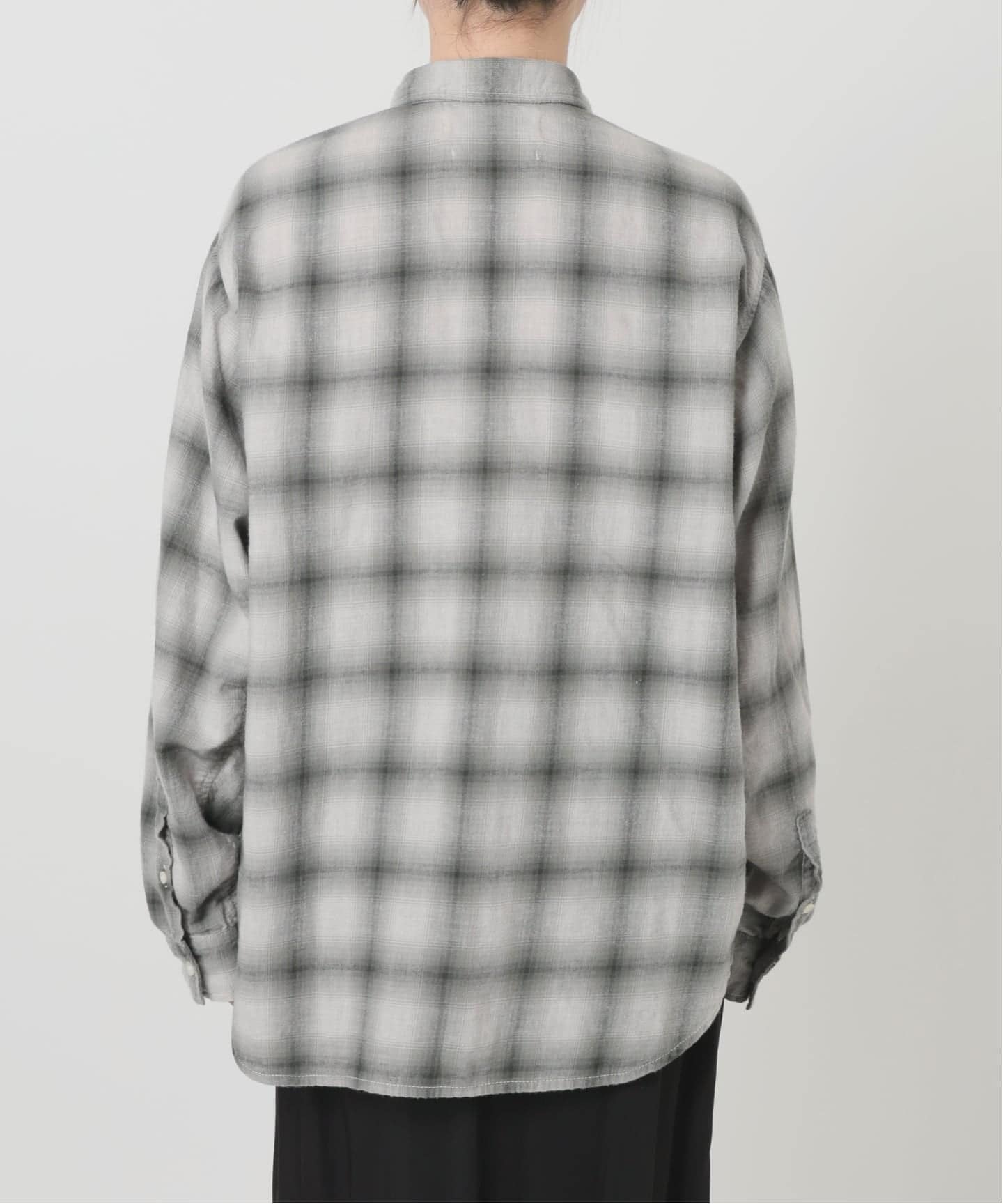 予約》*【REMI RELIEF/レミ レリーフ】 OMBRE CHECK SHIRT（シャツ