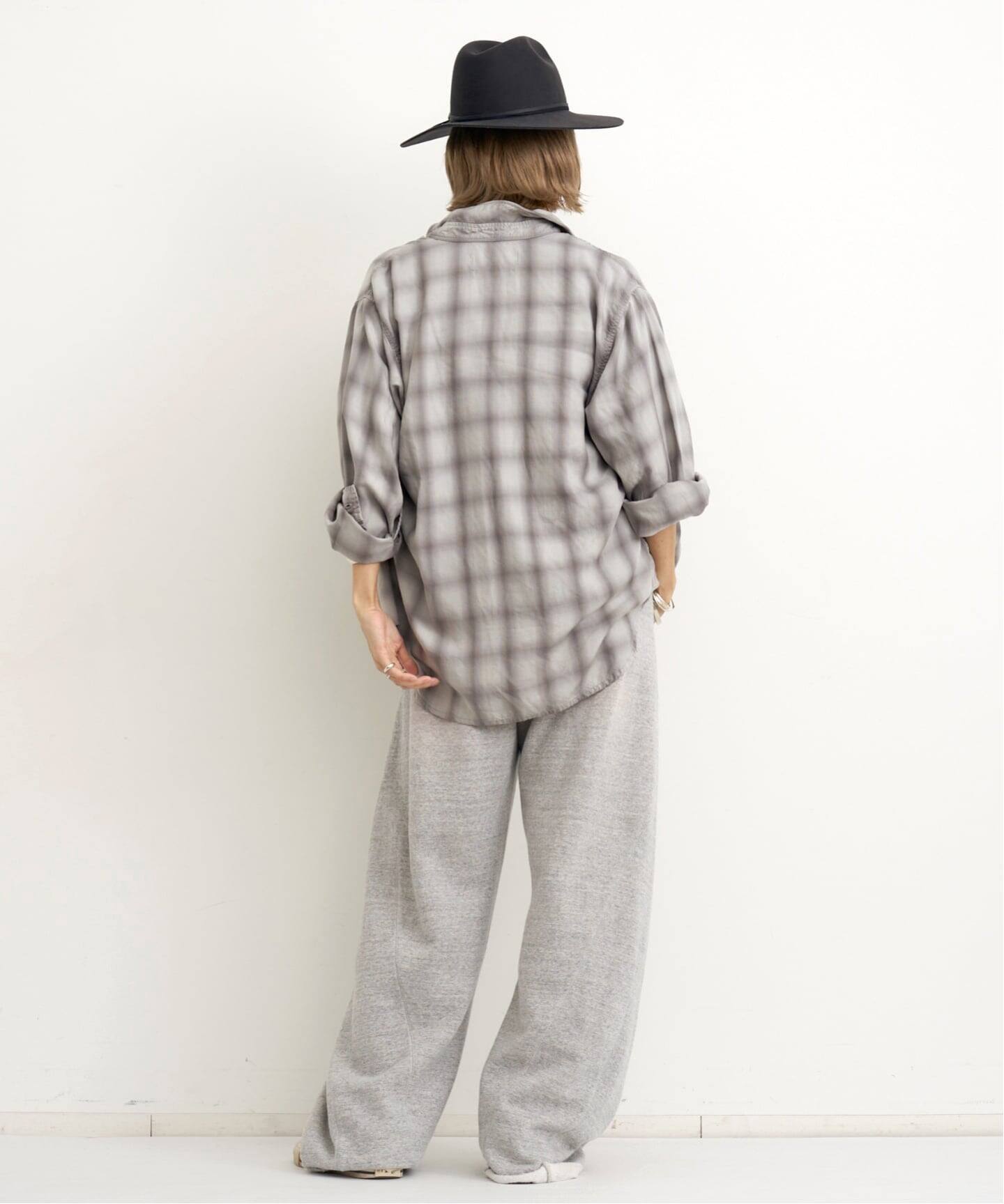 REMI RELIEF/レミ レリーフ】 TENCEL OMBRE CHECK SHIRT（シャツ 