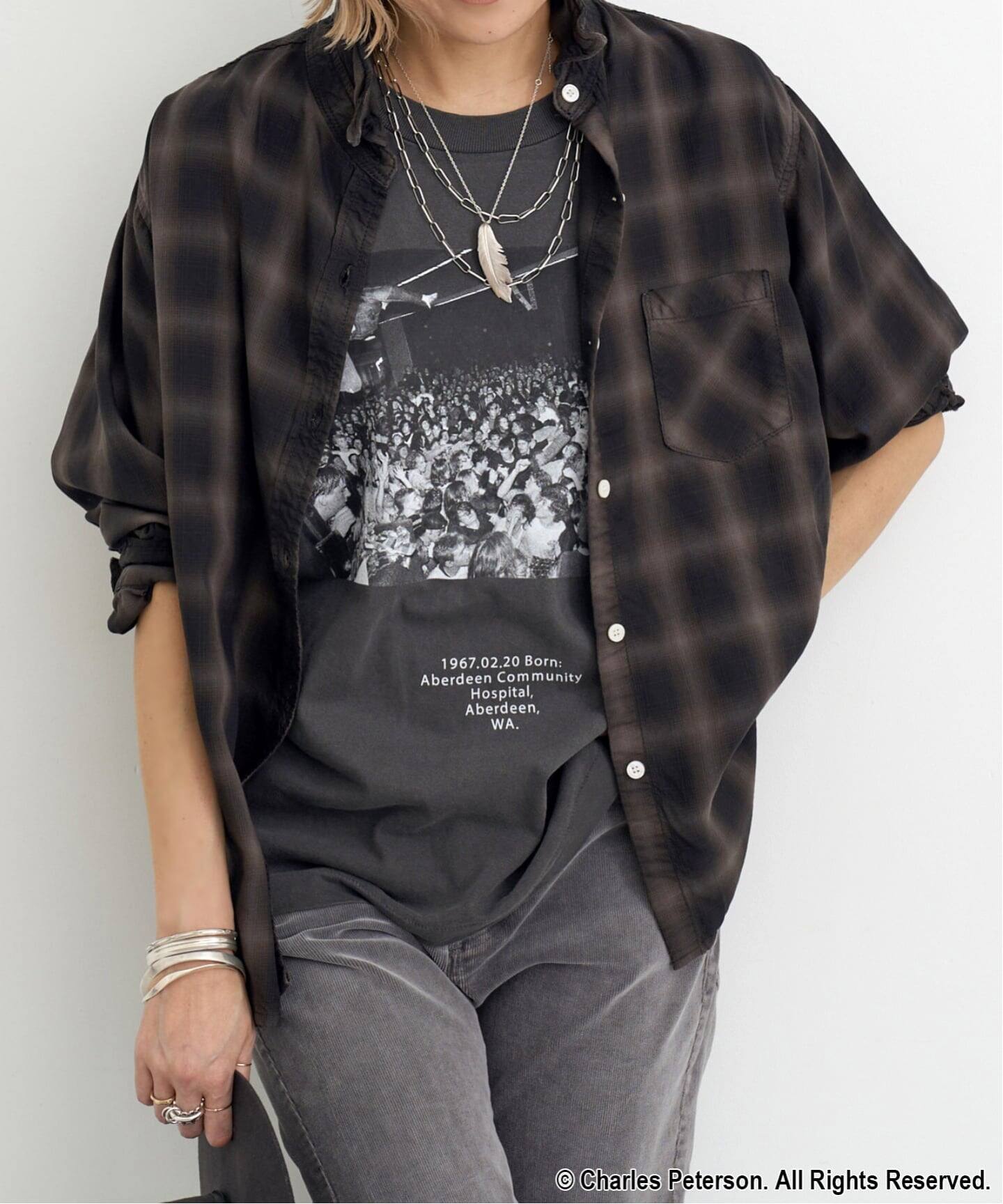 REMI RELIEF/レミ レリーフ】 TENCEL OMBRE CHECK SHIRT（シャツ