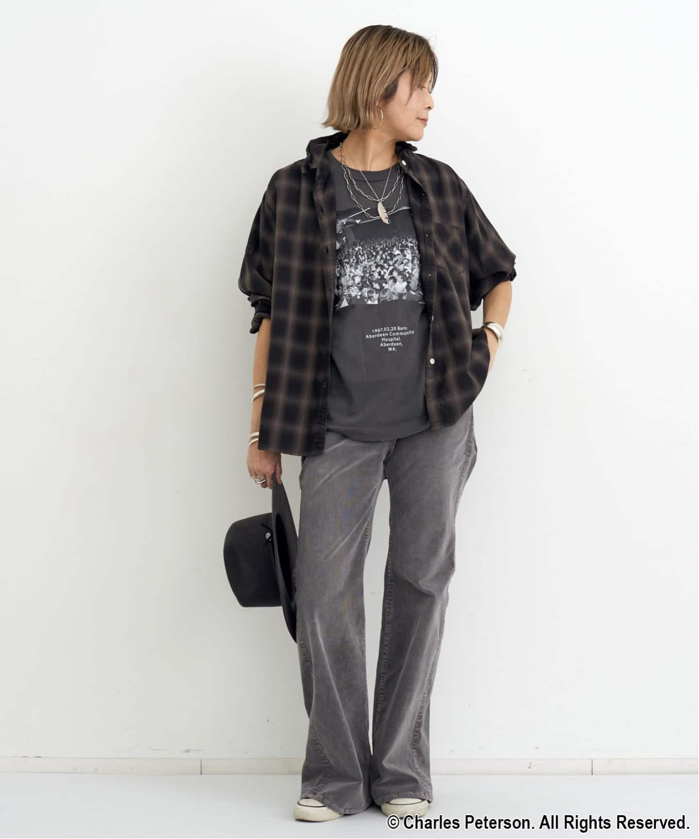 REMI RELIEF/レミ レリーフ】 TENCEL OMBRE CHECK SHIRT（シャツ