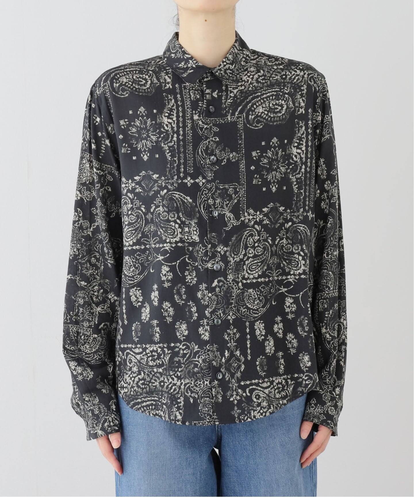 COUTURE D'ADAM/クチュールドアダム】 ITALIAN BANDANA PRINT SHIRT