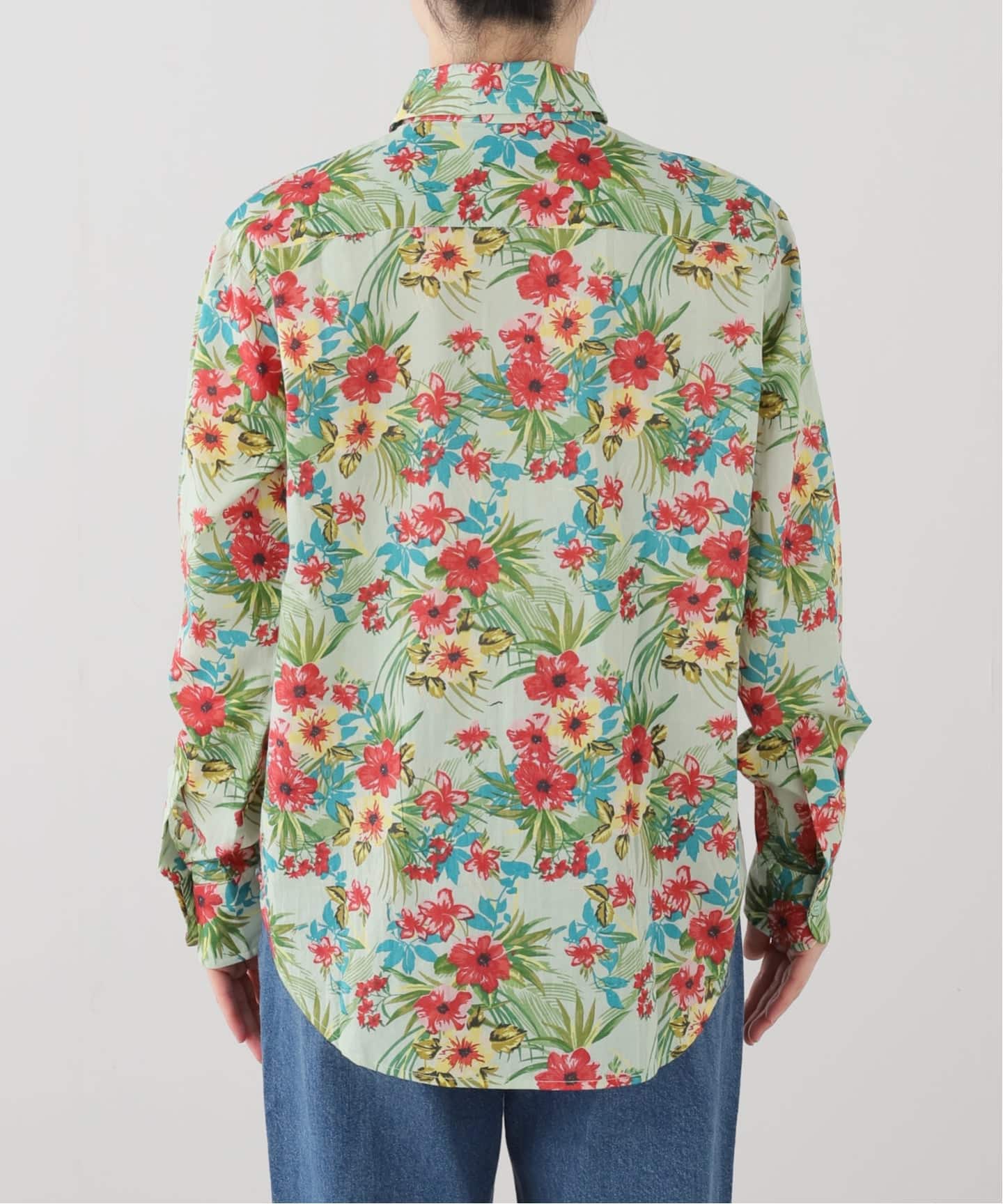 L'Appartement 【クチュールドアダム】College Tsh COUTURE D'ADAM/クチュールドアダム】 FLOWER PRINT BIG SHIRT（シャツ