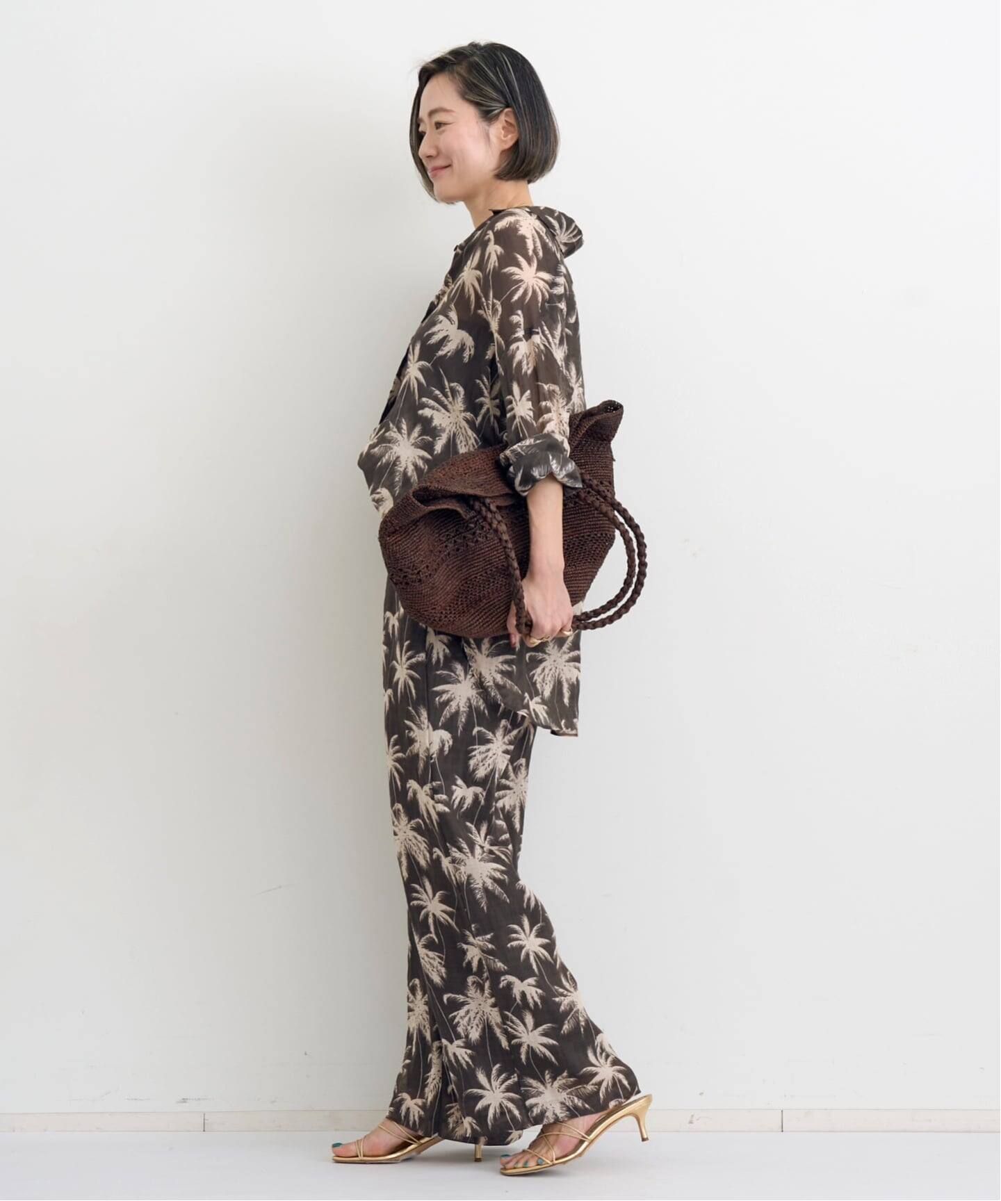 COUTURE D'ADAM/クチュールドアダム】 PALM TREE 2WAY SHIRT（シャツ