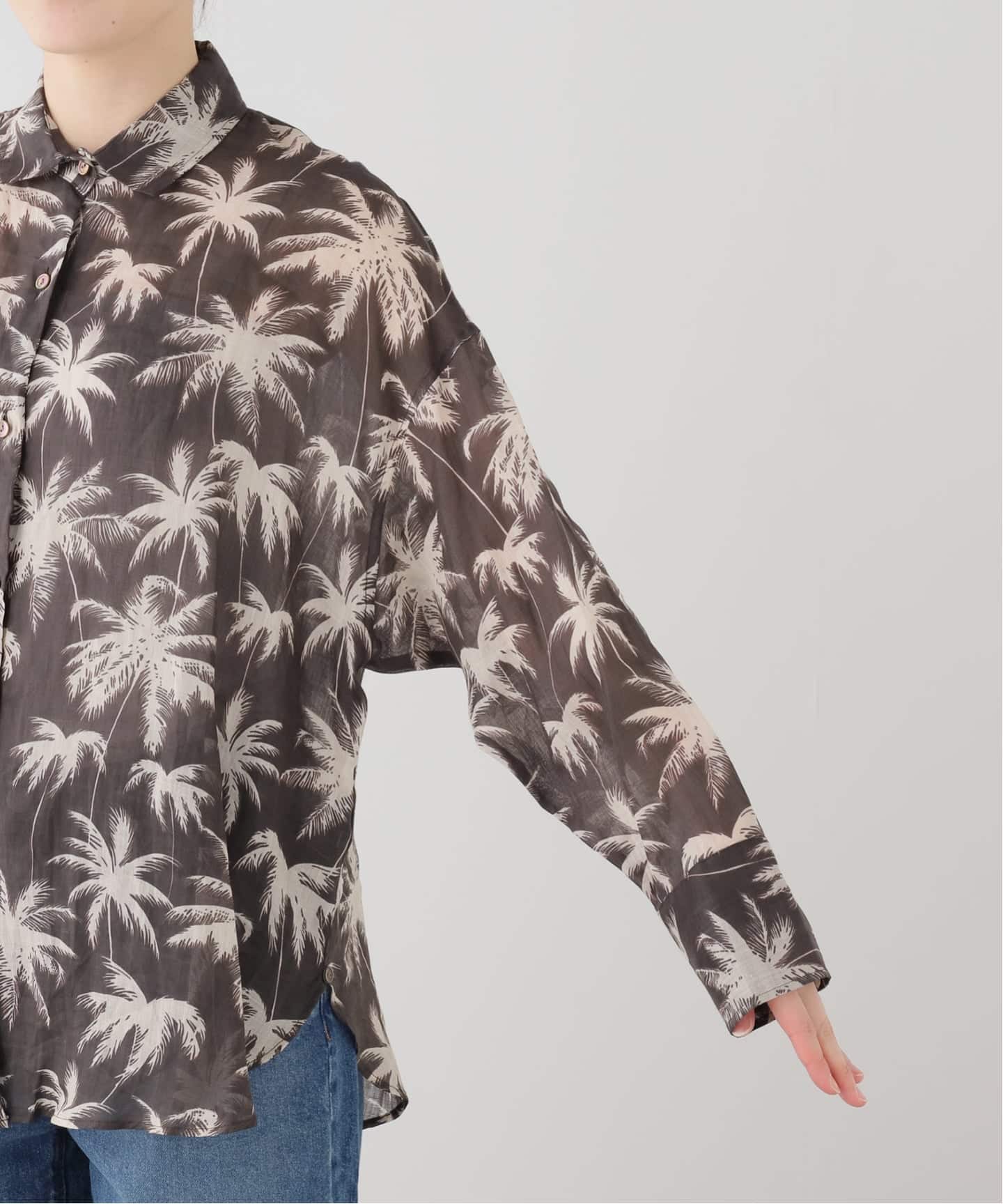 COUTURE D'ADAM/クチュールドアダム】 PALM TREE 2WAY SHIRT（シャツ