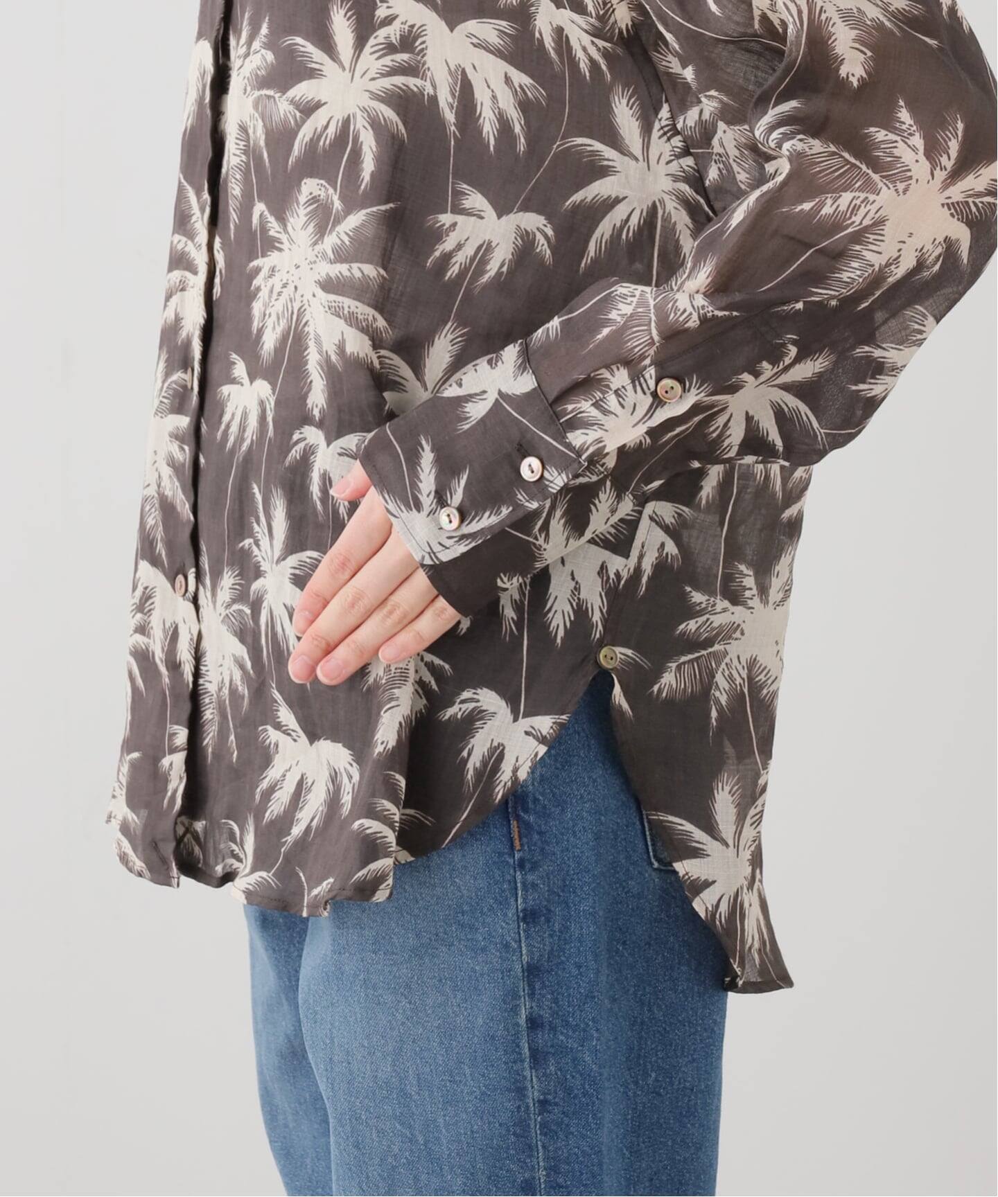 COUTURE D'ADAM/クチュールドアダム】 PALM TREE 2WAY SHIRT（シャツ