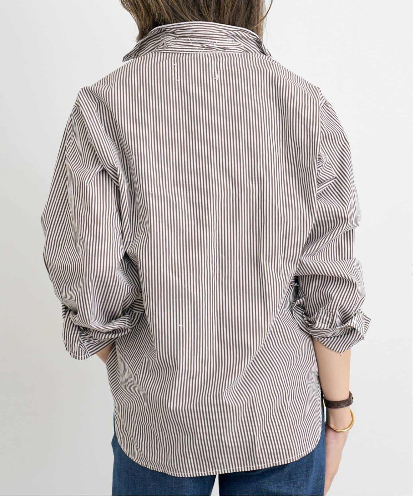 REMI RELIEF/レミ レリーフ】 STRIPE SHIRT（シャツ／ブラウス）｜L