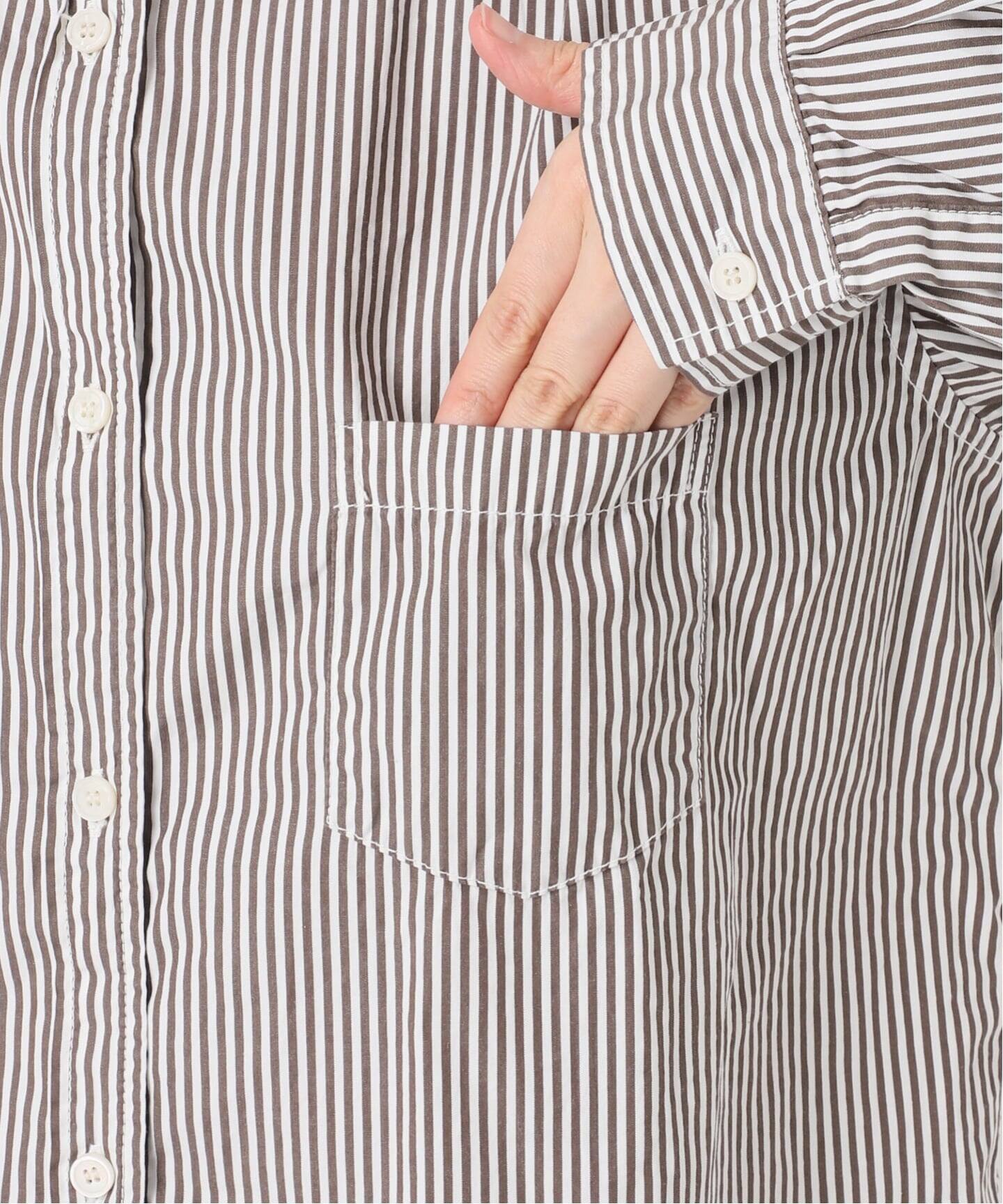 REMI RELIEF/レミ レリーフ】 STRIPE SHIRT（シャツ／ブラウス）｜L