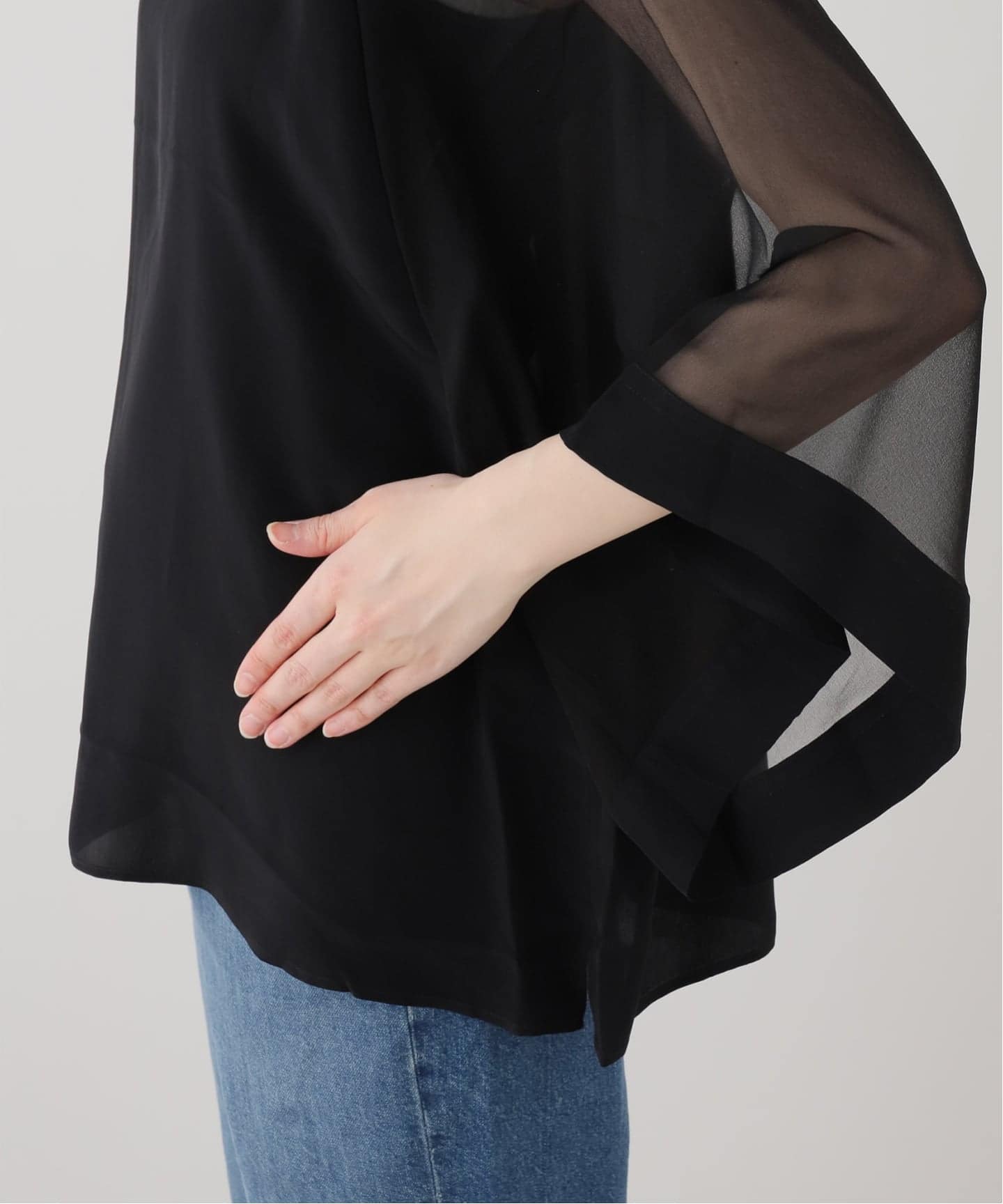 FILIPPA K/フィリッパ コー】 SHEER RAGLAN BLOUSE（シャツ／ブラウス