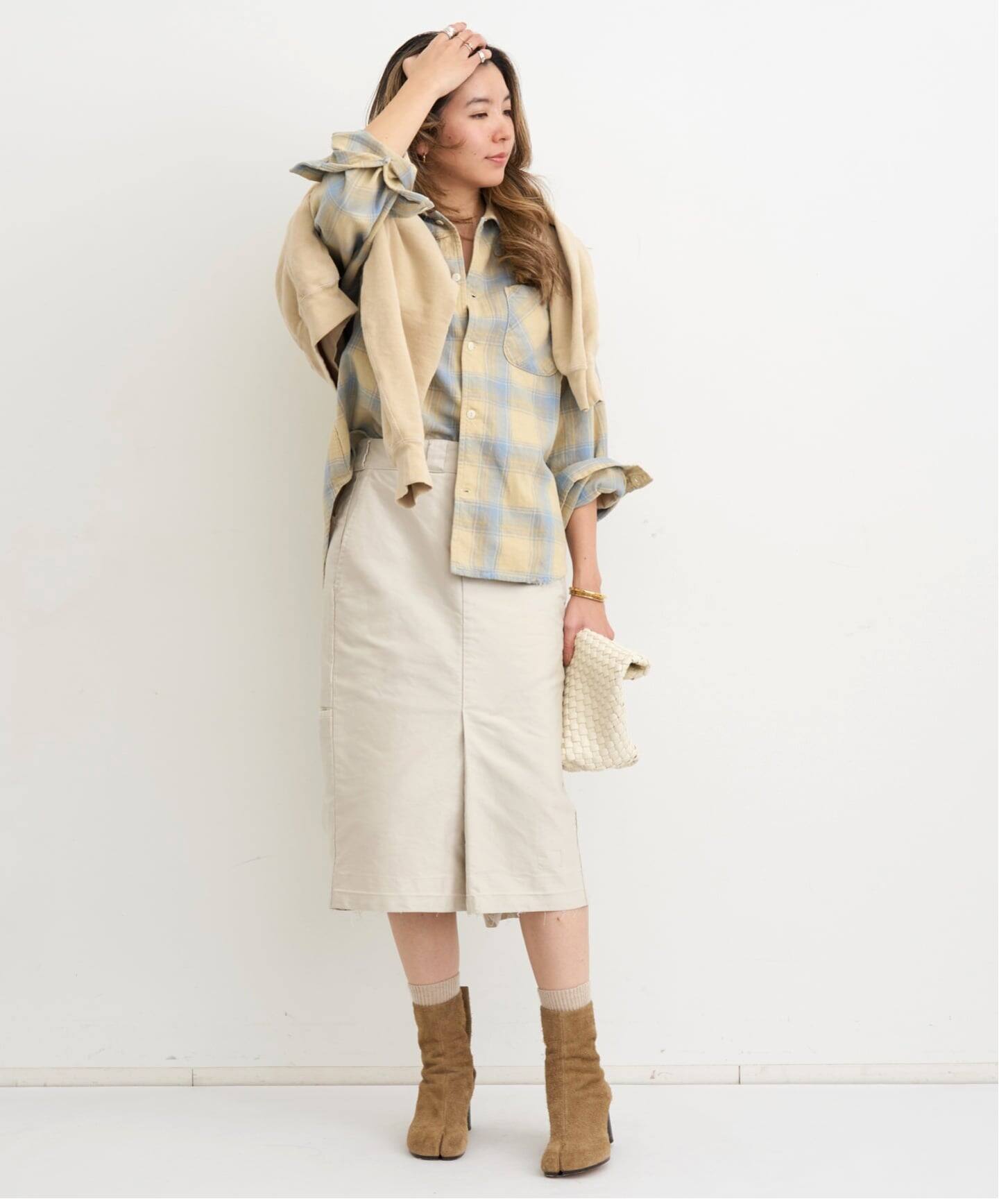 REMI RELIEF/レミ レリーフ】 VINTAGE CHECK SHIRTS（シャツ／ブラウス