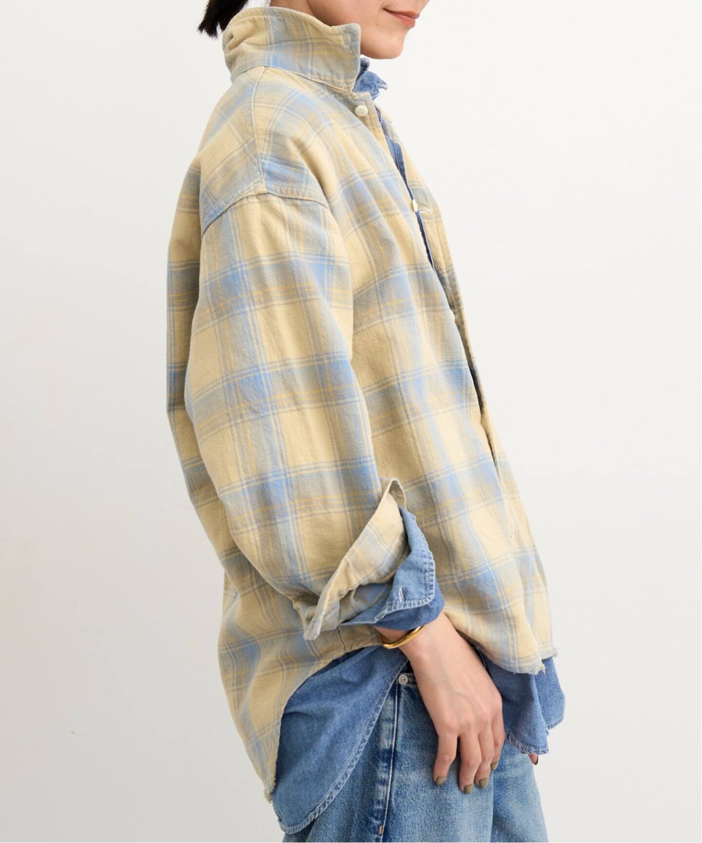 REMI RELIEF/レミ レリーフ】 VINTAGE CHECK SHIRTS（シャツ／ブラウス 