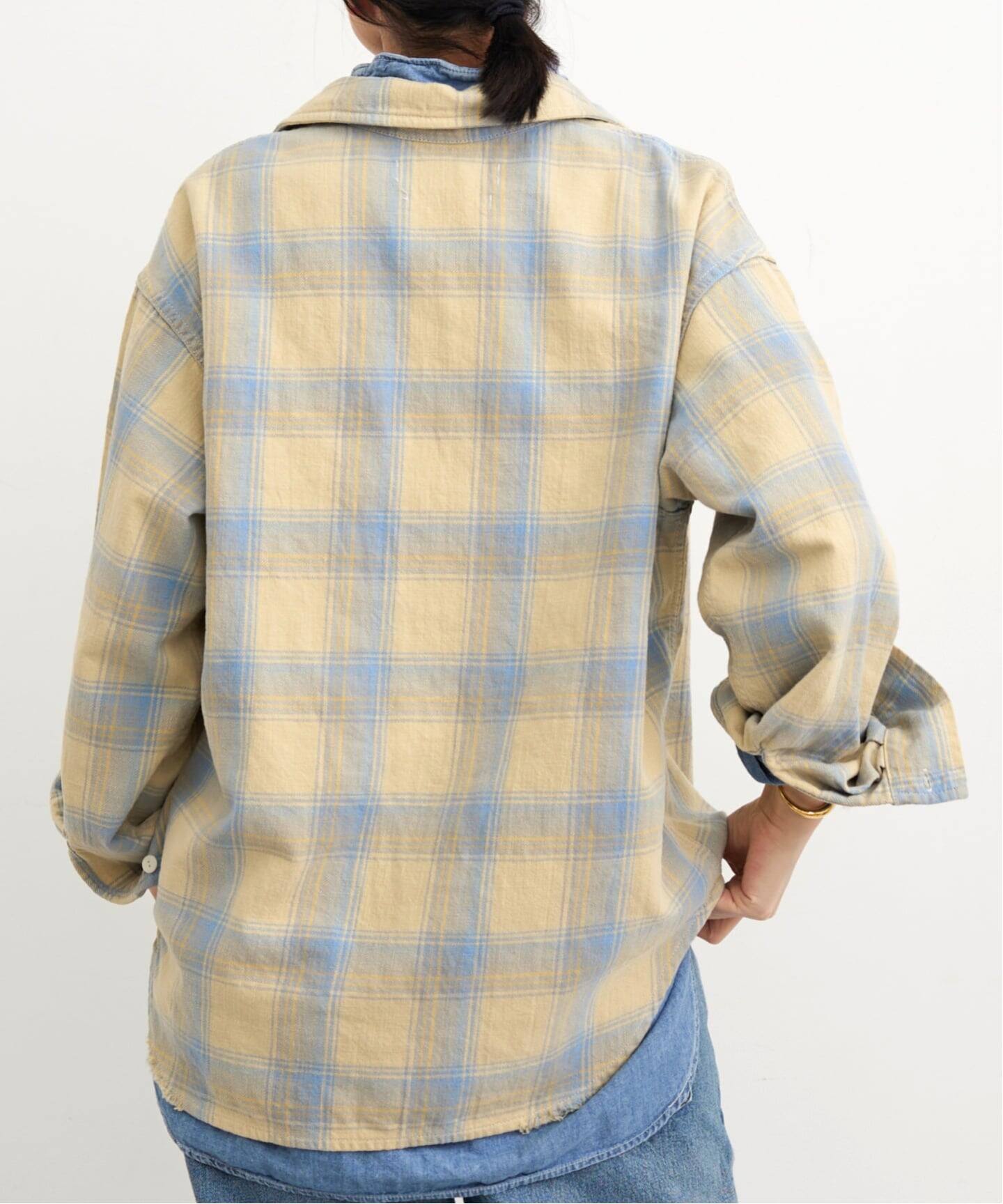 REMI RELIEF/レミ レリーフ】 VINTAGE CHECK SHIRTS（シャツ／ブラウス 