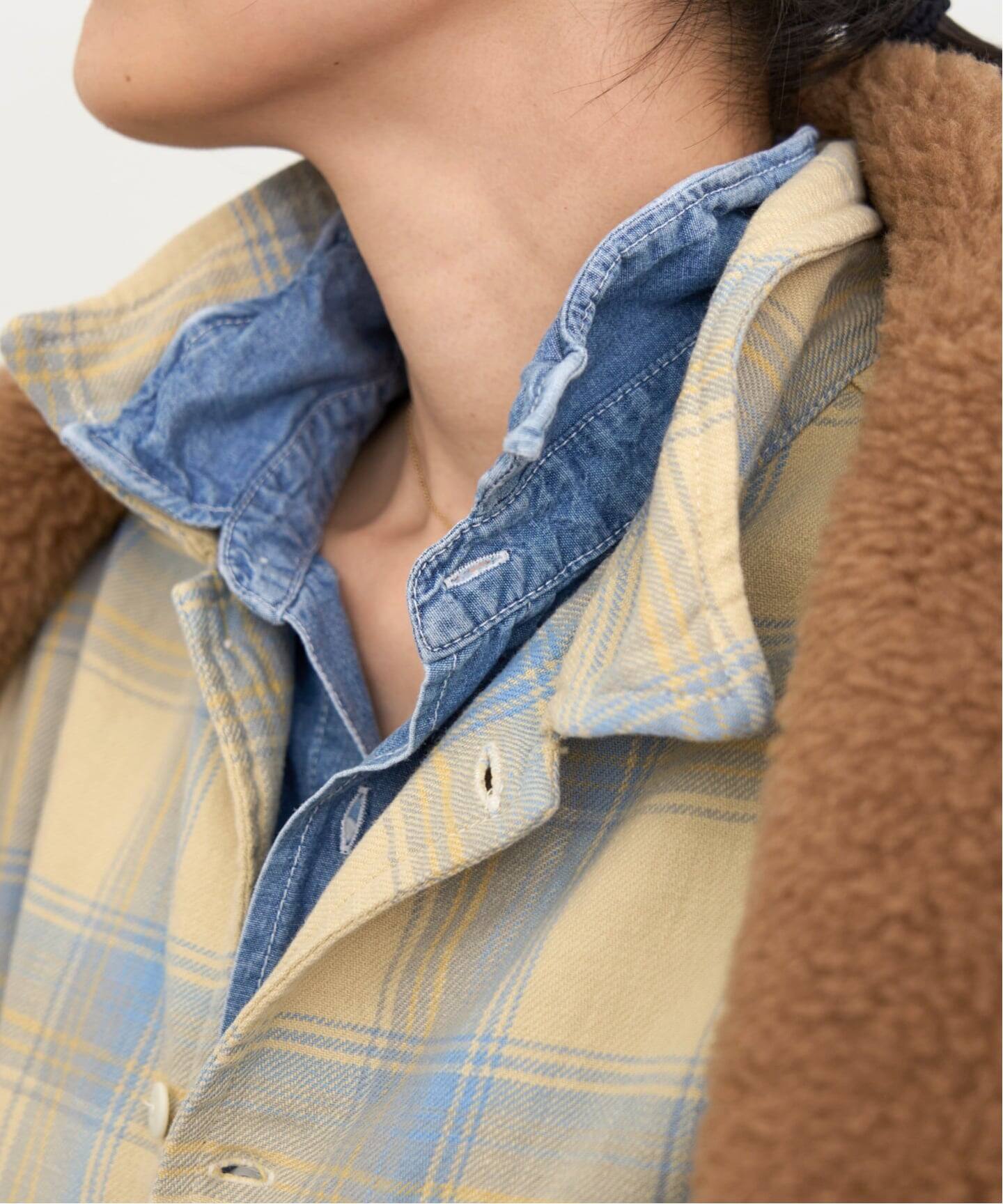 REMI RELIEF/レミ レリーフ】 VINTAGE CHECK SHIRTS（シャツ／ブラウス