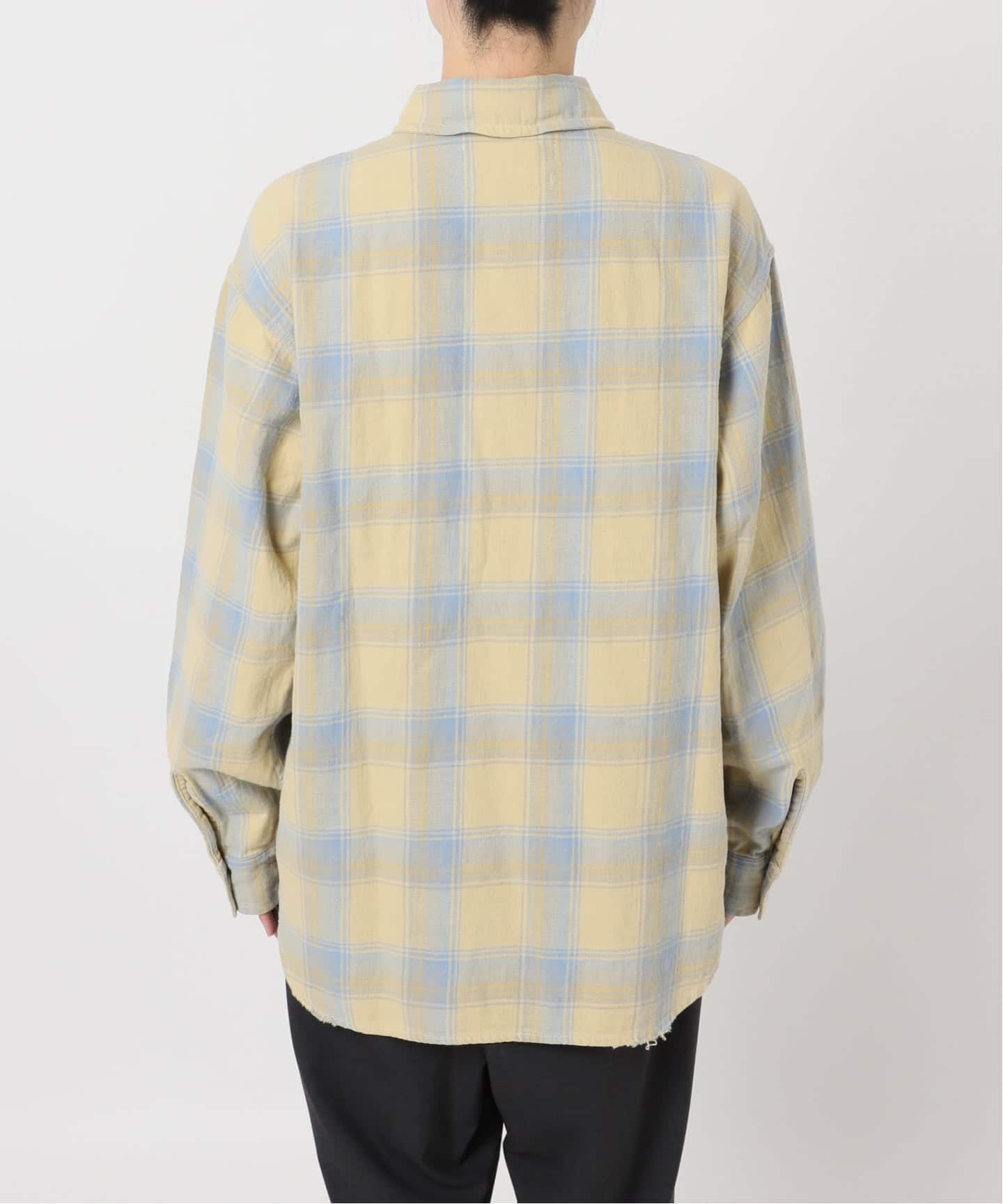L'Appartment×REMIRELIEF ギンガムチェックシャツ REMI RELIEF/レミ レリーフ】 CHECK SHIRT（シャツ／ブラウス）｜L