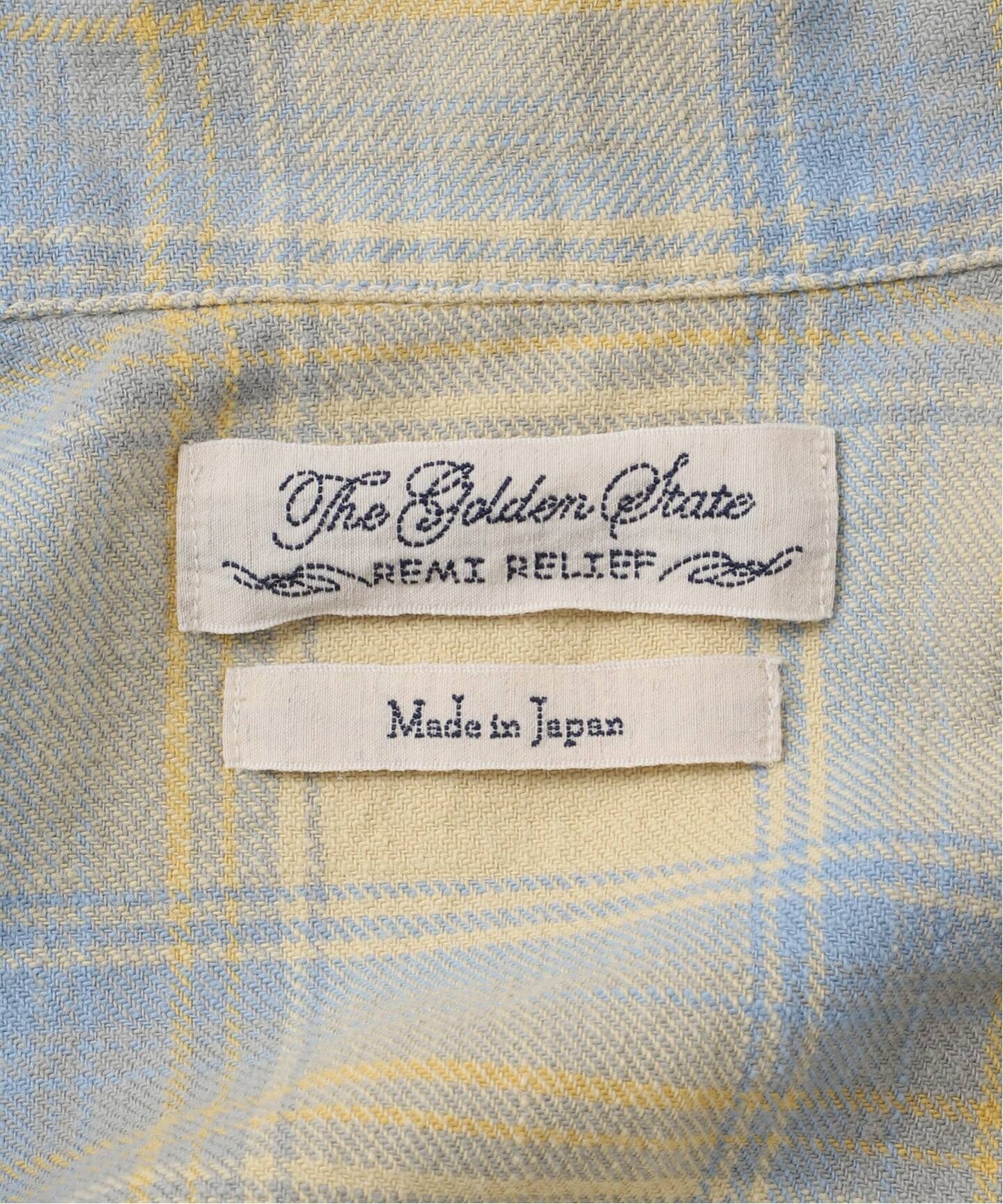 予約》【REMI RELIEF/レミ レリーフ】 VINTAGE CHECK SHIRTS（シャツ