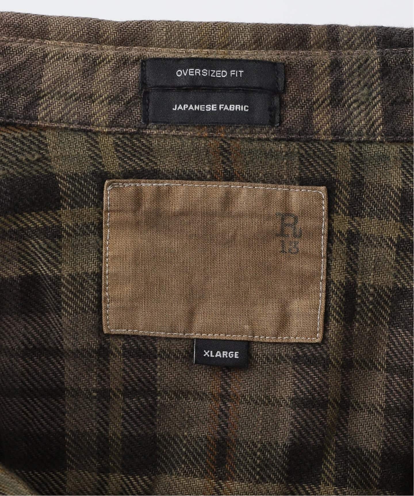 R13/アールサーティーン】 SHREDDED SEAM DROP NECK SHIRT(シャツ R13/アールサーティーン】 SHREDDED SEAM DROP NECK SHIRT(シャツ