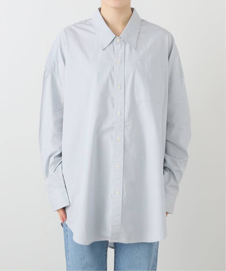 R13/アールサーティーン】 DROP NECK OXFORD SHIRT（シャツ／ブラウス 