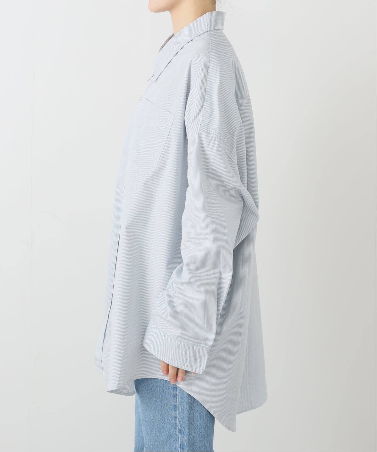 R13アールサーティーン L'Appartementアパルトモン購入2020AW OVERSIZE STRIPE SHIRTオーバーサイズストライプシャツ【S】【LSHA70606】 L'Appartement DEUXIEME CLASSE - R13アールサーティーン L