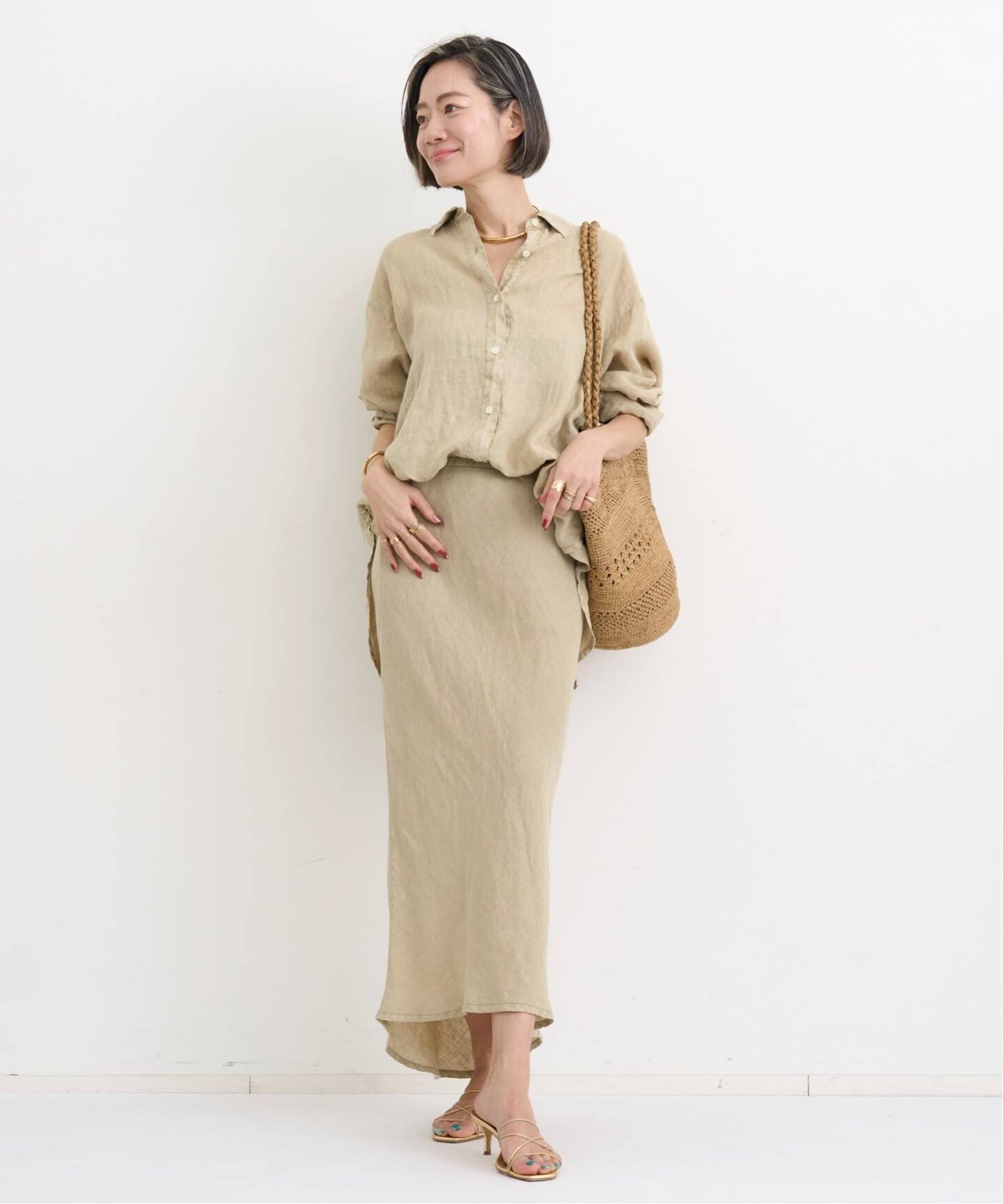 JAMES PERSE/ジェームス パース】 LINEN SHIRTS（シャツ／ブラウス 