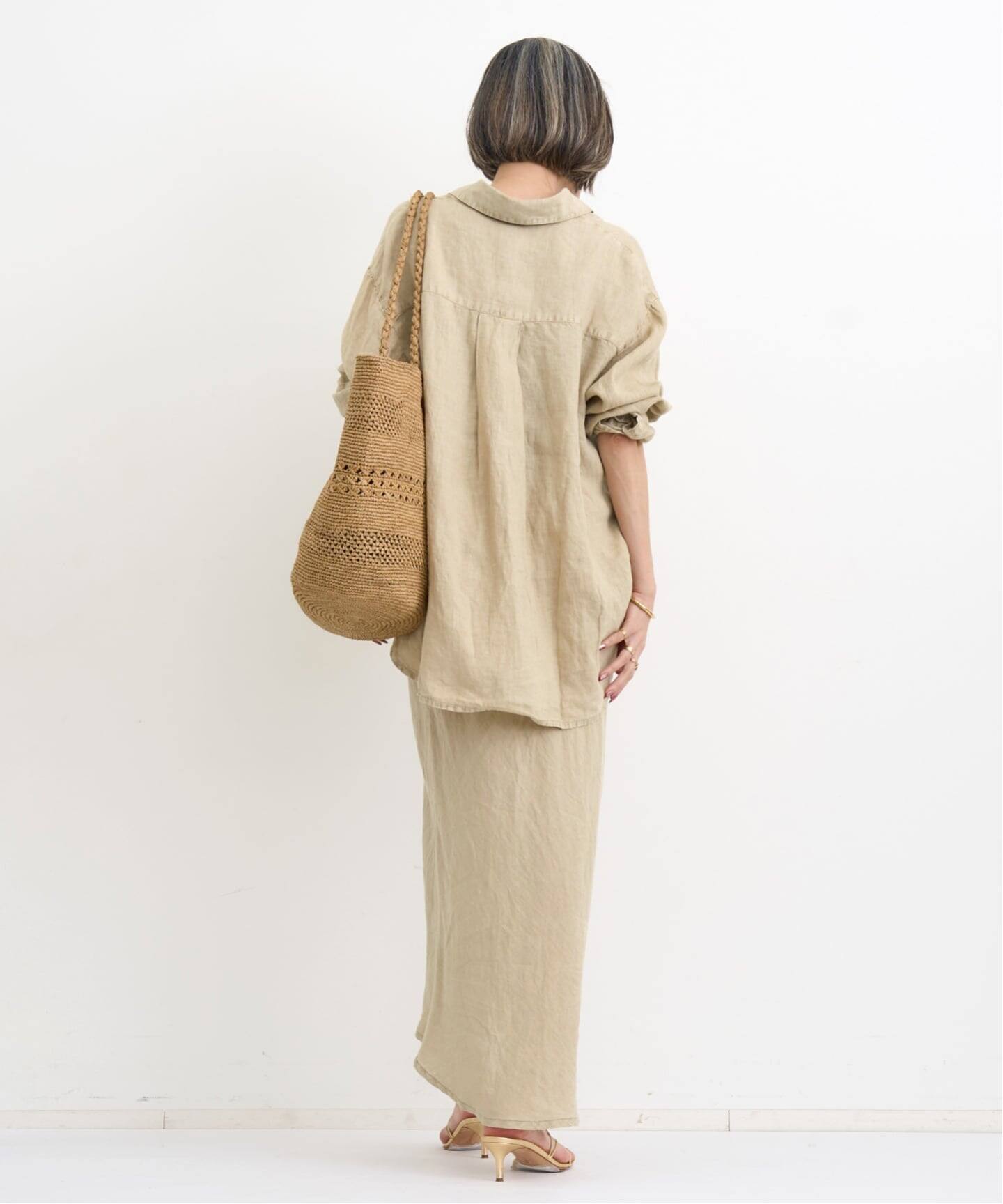 JAMES PERSE/ジェームス パース】 LINEN SHIRTS（シャツ／ブラウス