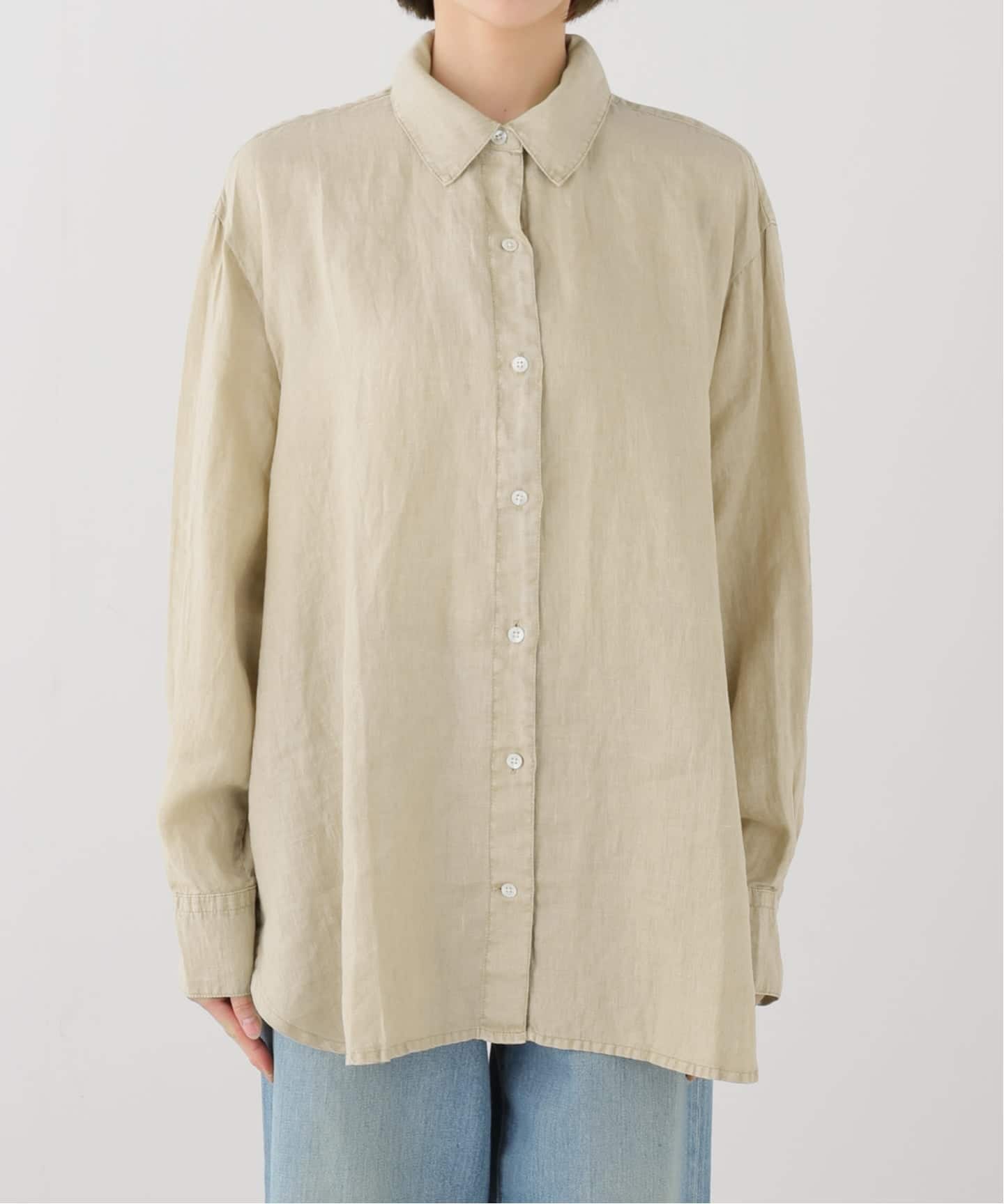 新品 L'Appartement【JAMES PERSE】S/S T-SH JAMES PERSE/ジェームス パース】 LINEN SHIRTS（シャツ／ブラウス