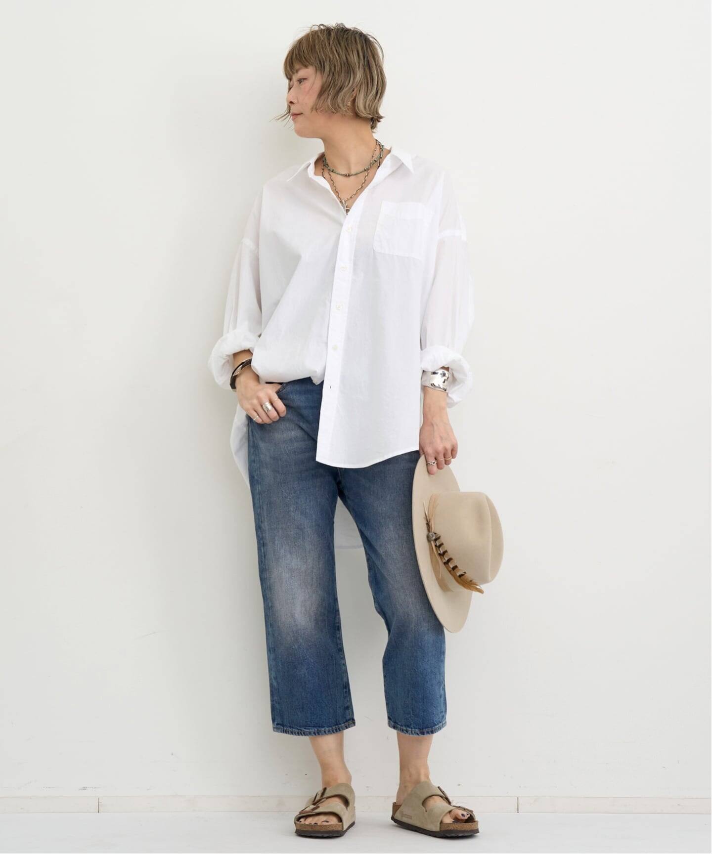 na｡さま★アパルトモン☆R13 DROP NECK OXFORD SHIRT R13/アールサーティーン】 DROP NECK OXFORD SHIRT（シャツ／ブラウス