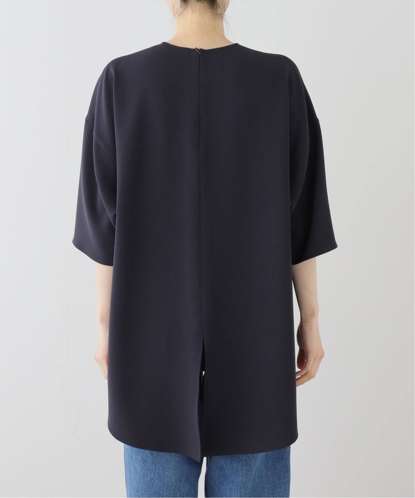 DOMELLE/ドメル】 Back Round Hem Shirt（シャツ／ブラウス）｜L