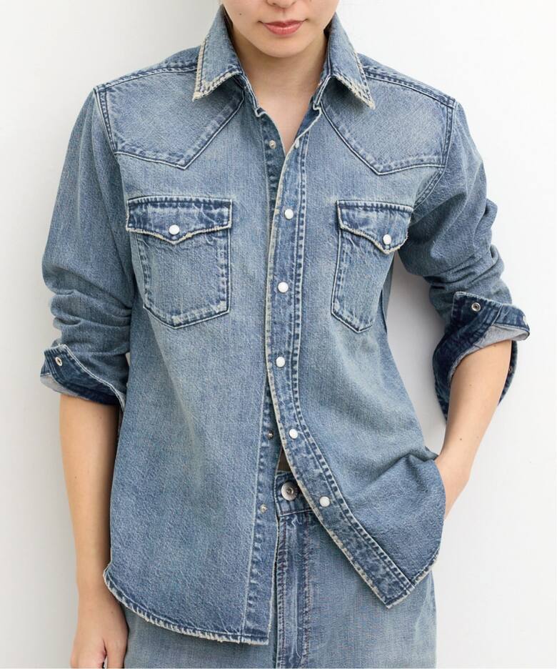 UPPER HIGHTS/アッパー ハイツ】 WESTERN DENIM SHIRTS（シャツ 