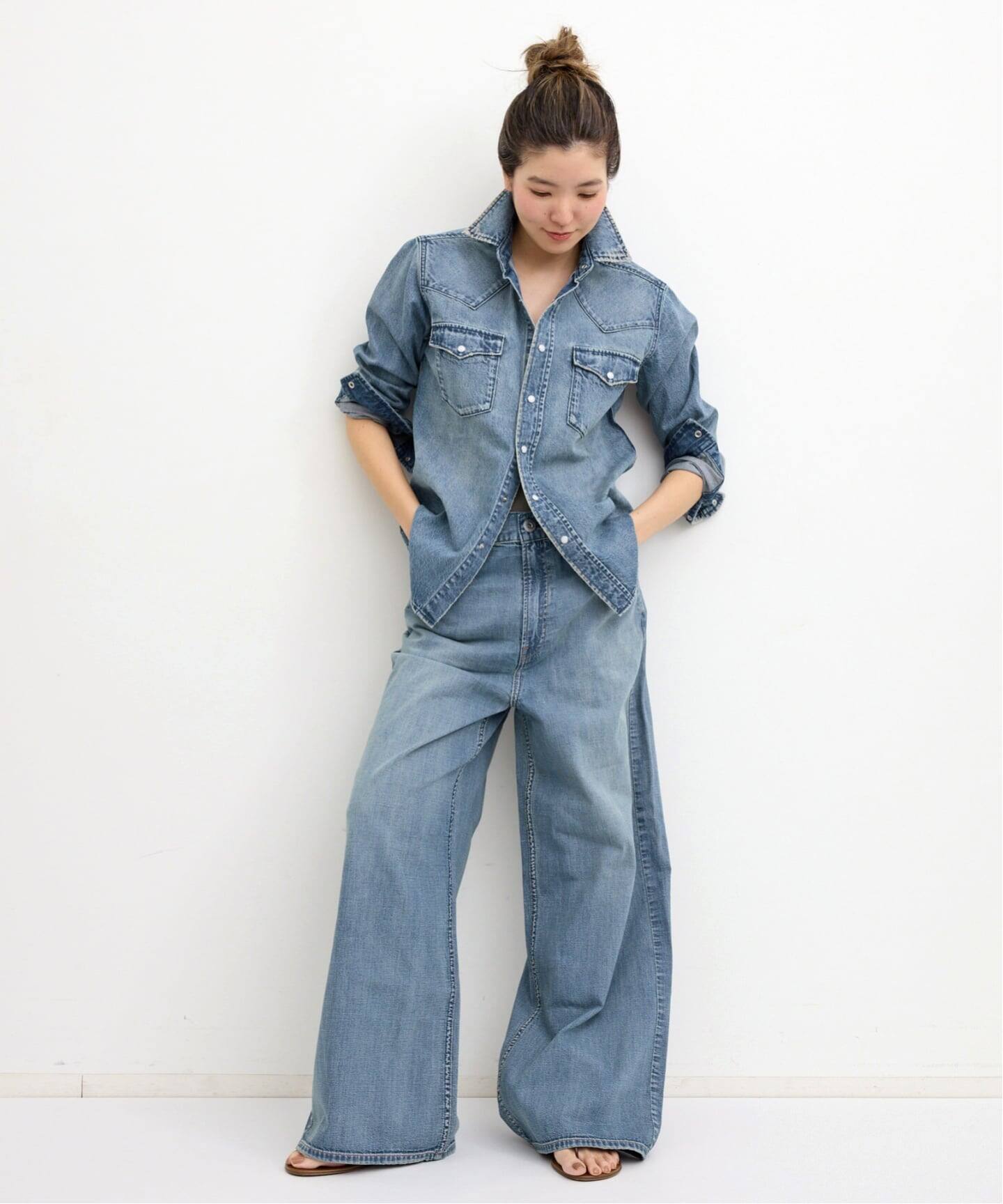 【UPPER HIGHTS】WESTERN DENIM SHIRTS UPPER HIGHTS/アッパー ハイツ】 WESTERN DENIM SHIRTS（シャツ