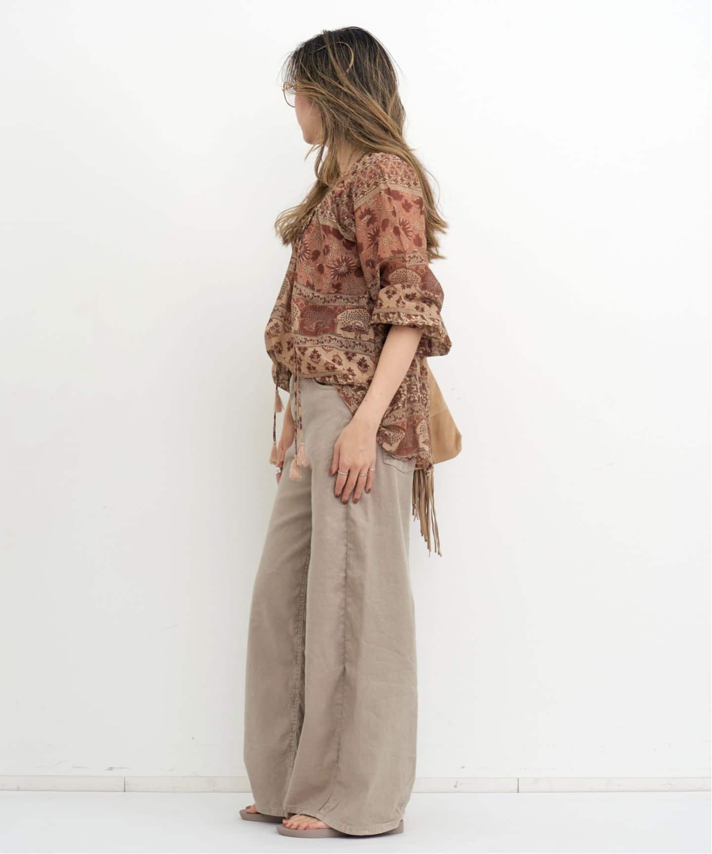 BLUE BOHEME/ブルー ボヘム】 ELLA COTTON BLOUSE（シャツ／ブラウス