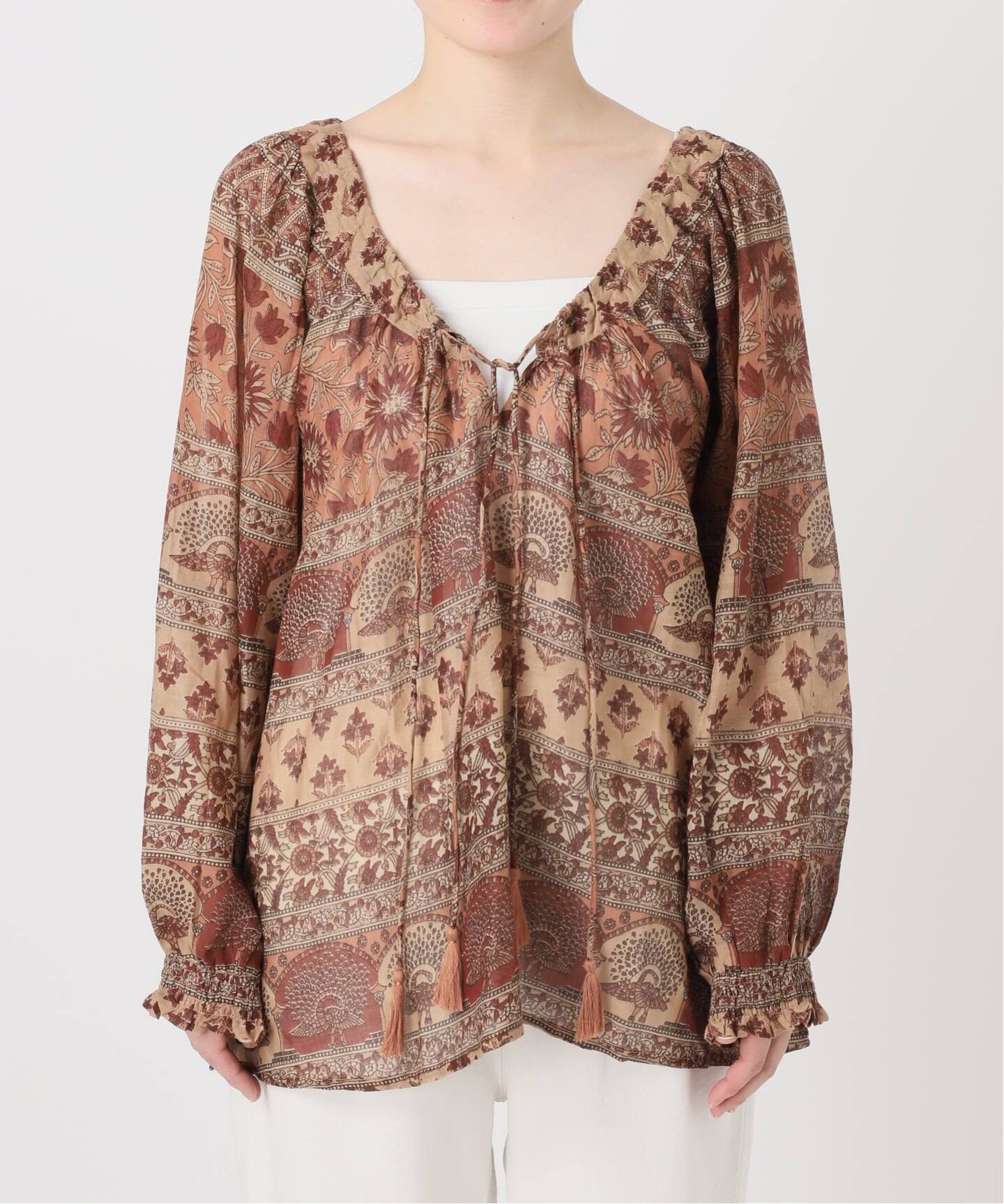 【BLUE BOHEME/ブルー ボヘム】 ELLA COTTON BLOUSE BLUE BOHEME/ブルー ボヘム】 ELLA COTTON BLOUSE（シャツ／ブラウス
