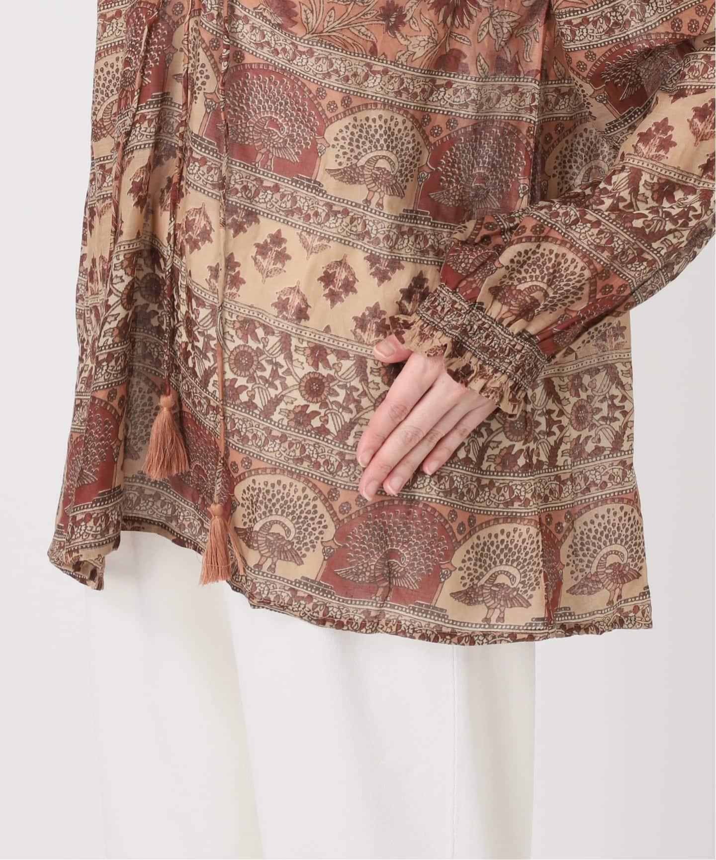 BLUE BOHEME/ブルー ボヘム】 ELLA COTTON BLOUSE（シャツ／ブラウス