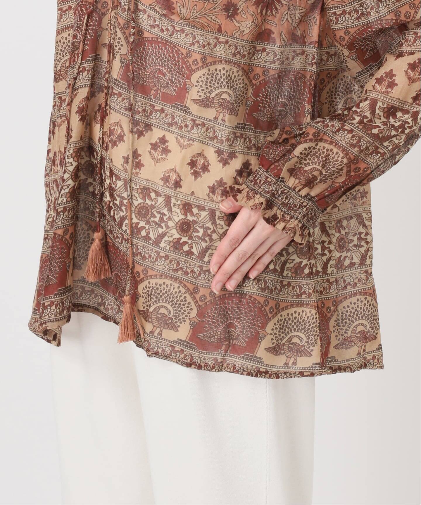 BLUE BOHEME/ブルー ボヘム】 ELLA COTTON BLOUSE（シャツ／ブラウス 
