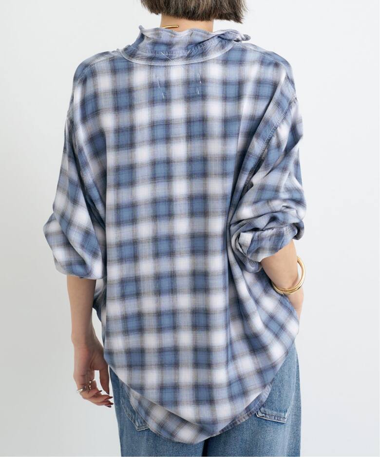 REMI RELIEF/レミ レリーフ】 CHECK SHIRT（シャツ／ブラウス）｜L 