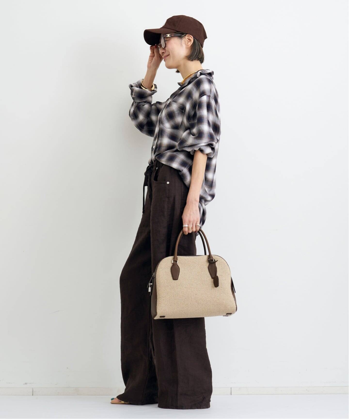 REMI RELIEF/レミ レリーフ】 CHECK SHIRT（シャツ／ブラウス）｜L