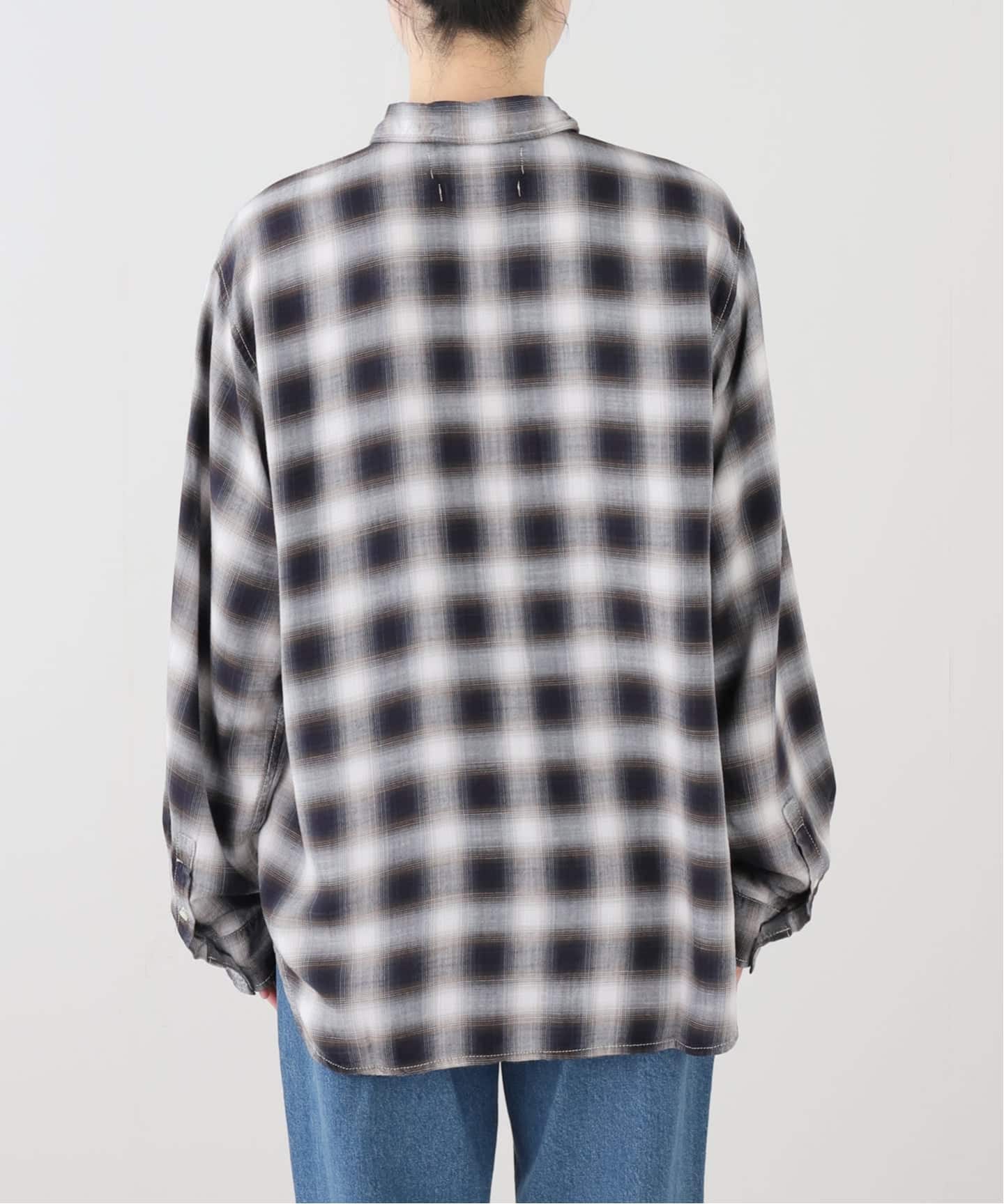 REMI RELIEF/レミ レリーフ】 CHECK SHIRT（シャツ／ブラウス）｜L