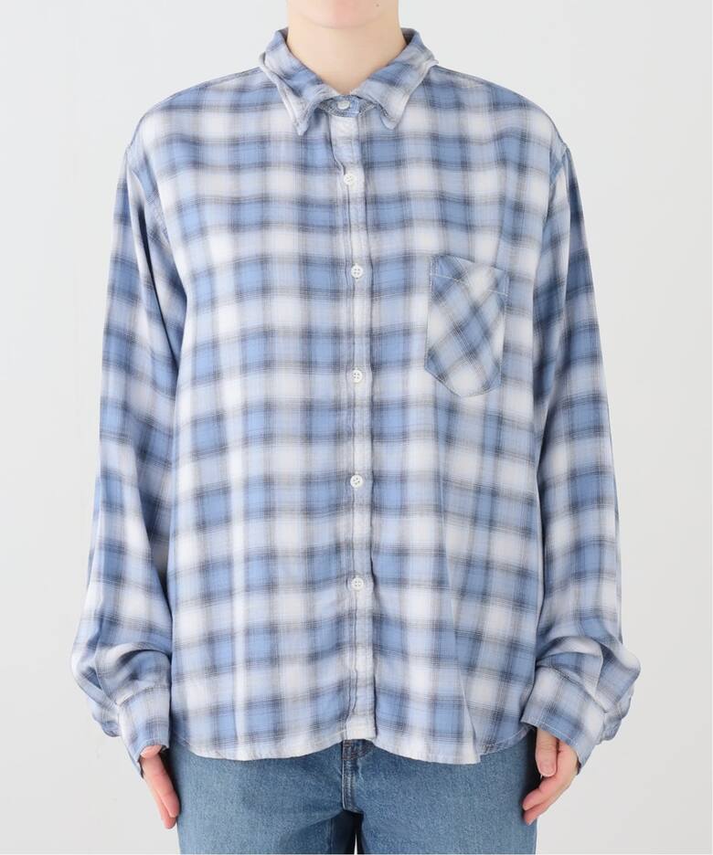 REMI RELIEF/レミ レリーフ】 CHECK SHIRT（シャツ／ブラウス）｜L 