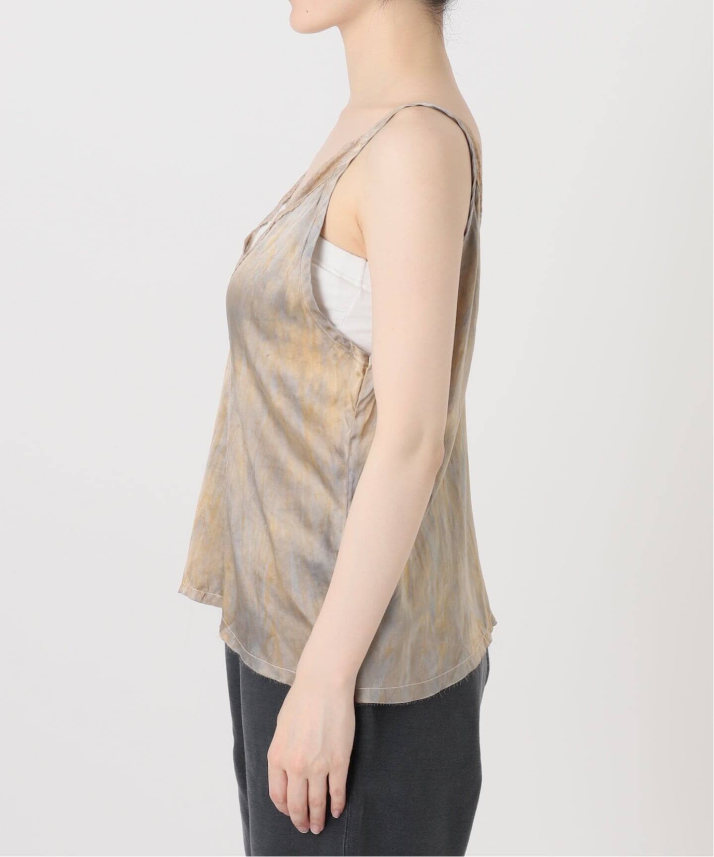 LOVE TANJANE/ラブ タンジェイン】 SILK JAZZY LACE TOP（キャミソール