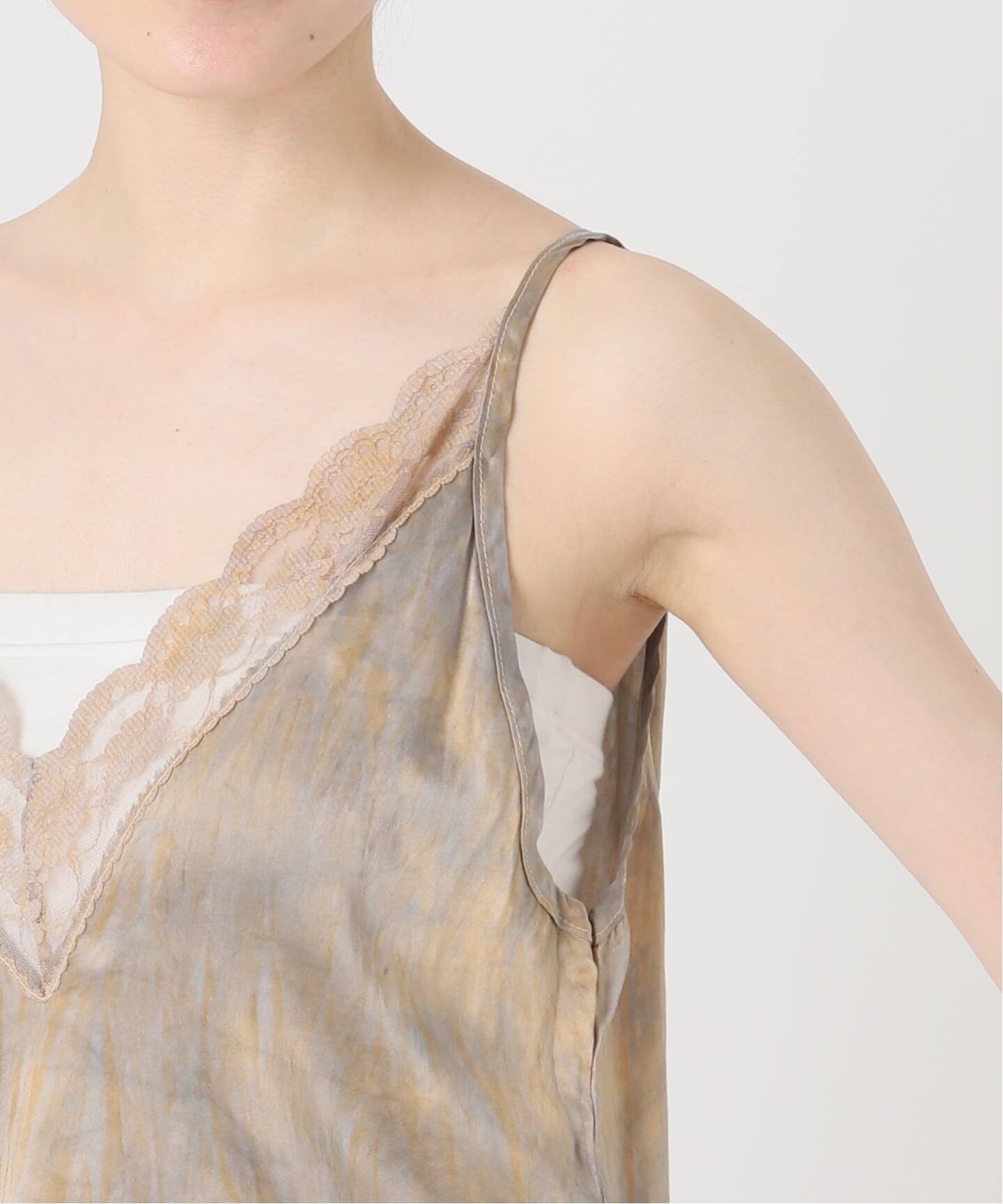 LOVE TANJANE/ラブ タンジェイン】 SILK JAZZY LACE TOP（キャミソール