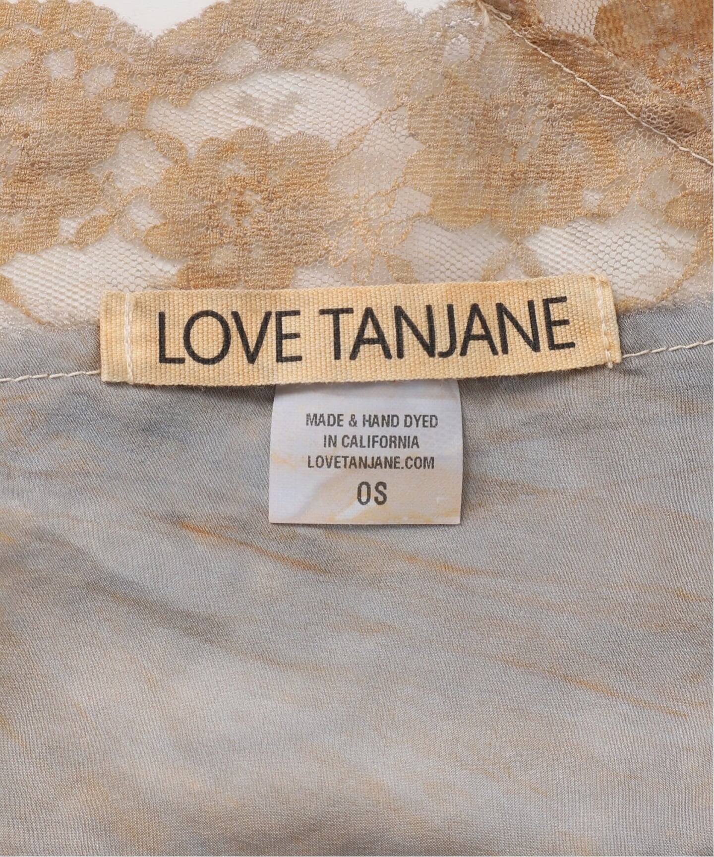 LOVE TANJANE/ラブ タンジェイン】 SILK JAZZY LACE TOP（キャミソール