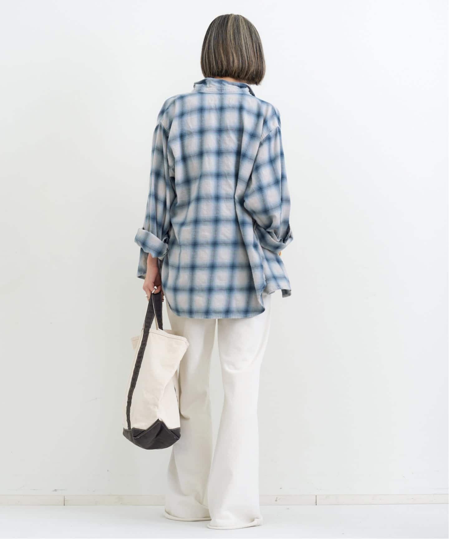 REMI RELIEF/レミ レリーフ】 OMBRE CHECK SHIRT（シャツ／ブラウス