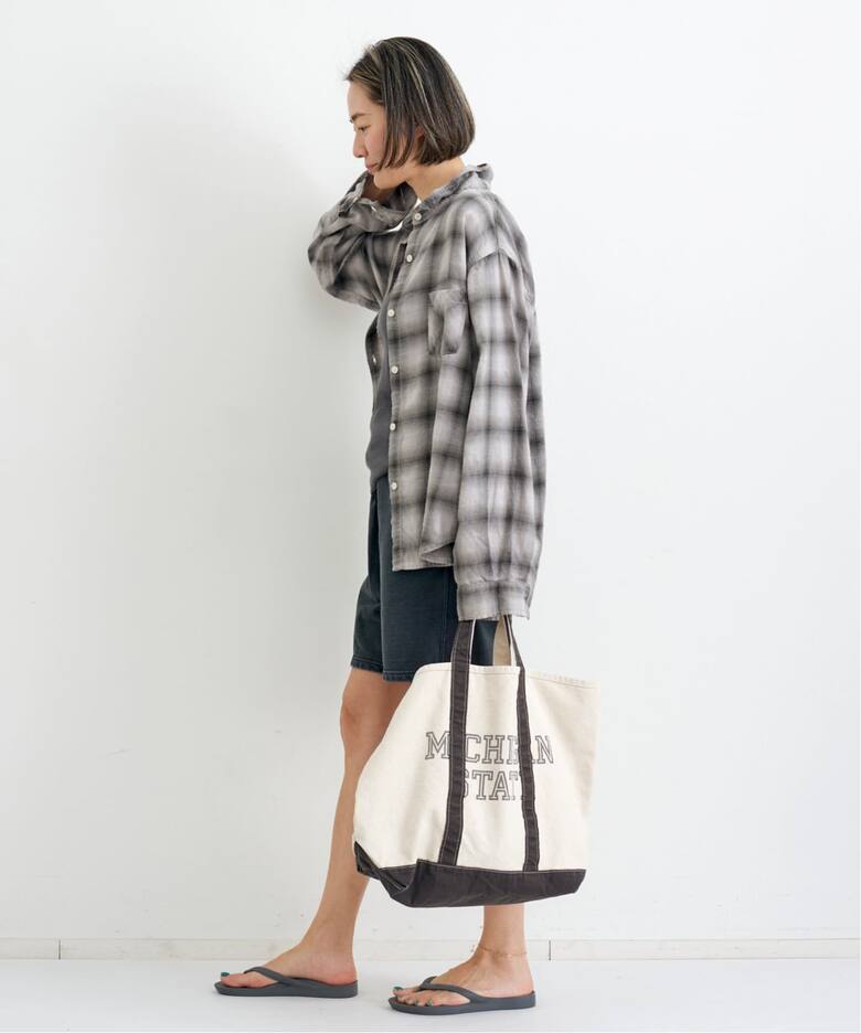 REMI RELIEF/レミ レリーフ】 OMBRE CHECK SHIRT（シャツ／ブラウス 