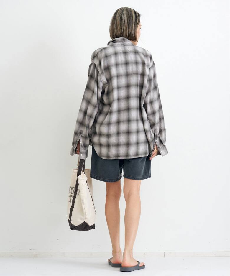 REMI RELIEF/レミ レリーフ】 OMBRE CHECK SHIRT（シャツ／ブラウス 
